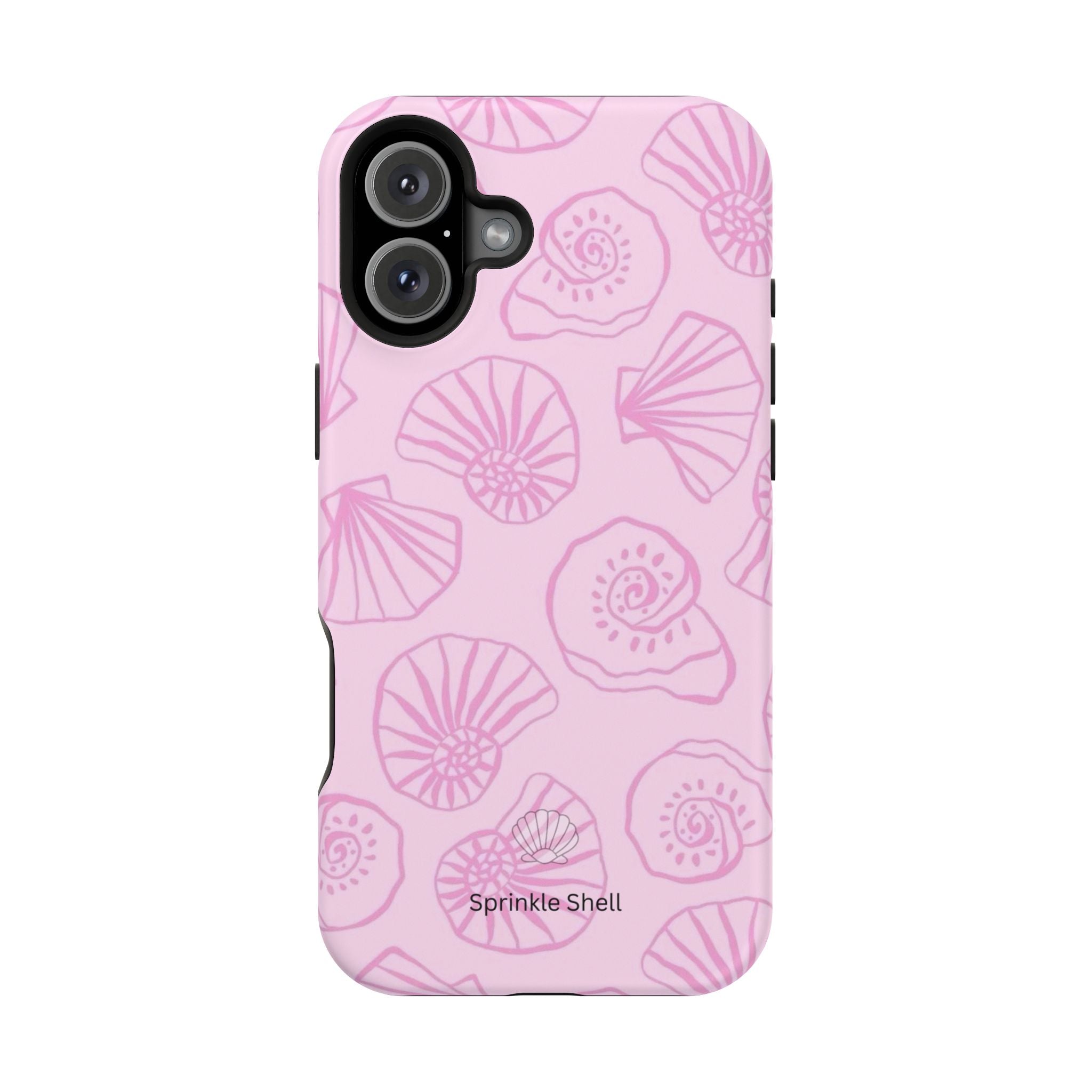 MagSafe pink shells case