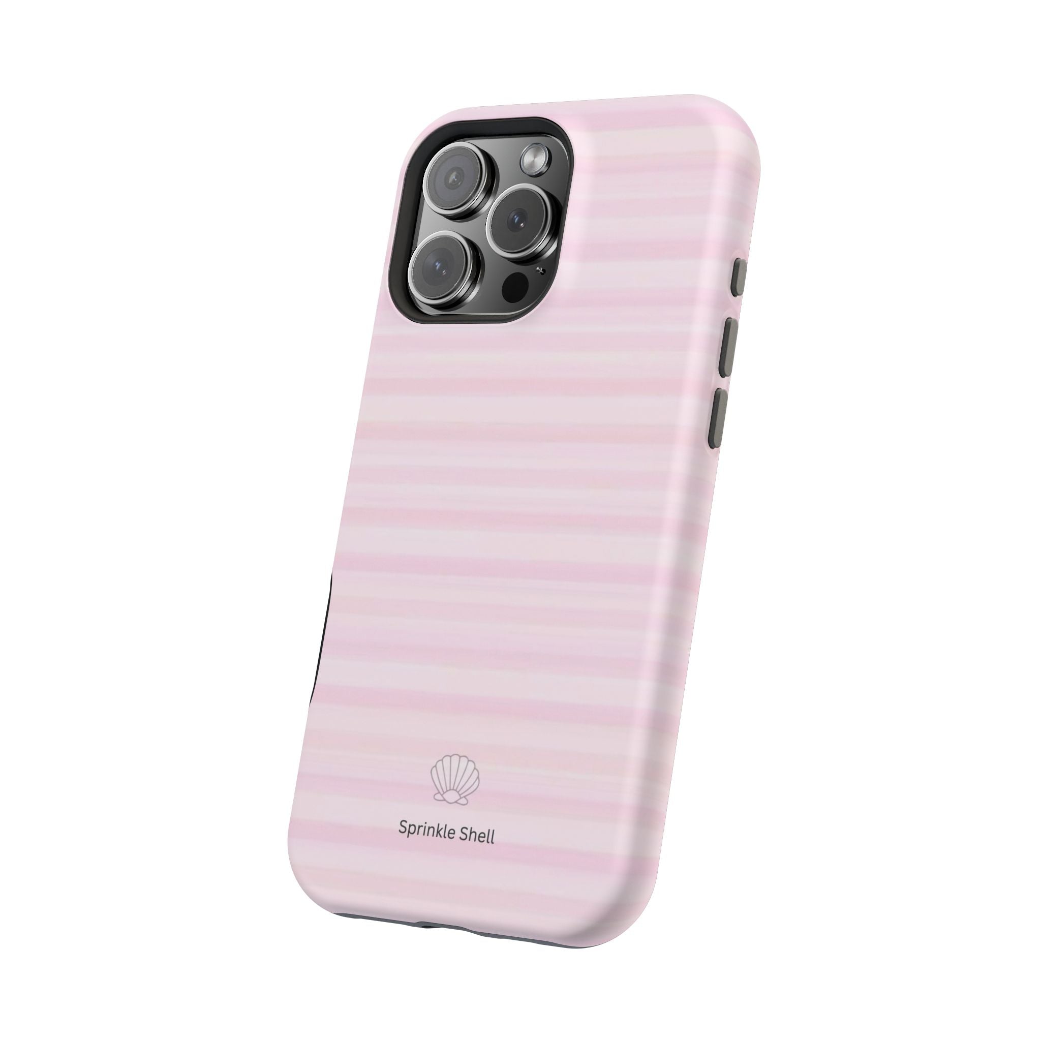 MagSafe pink stripes case