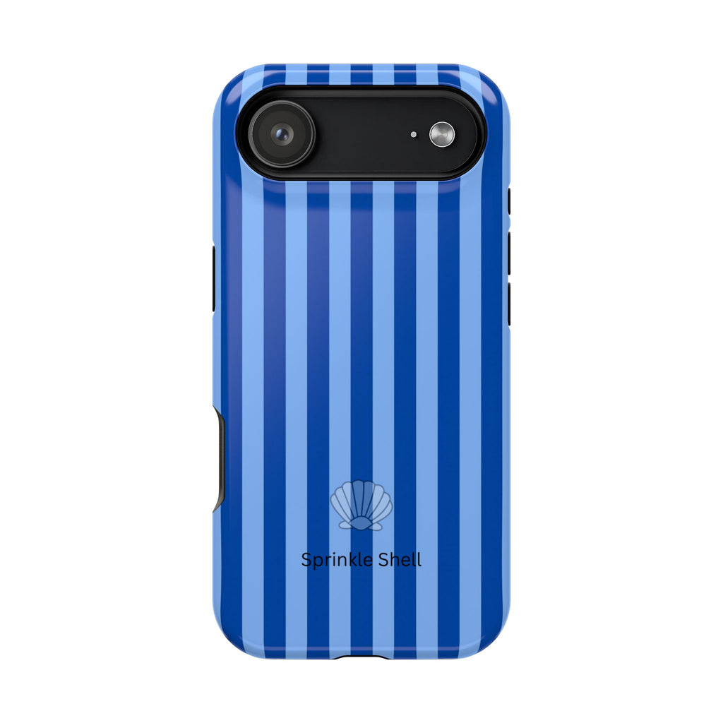 MagSafe blue striped case