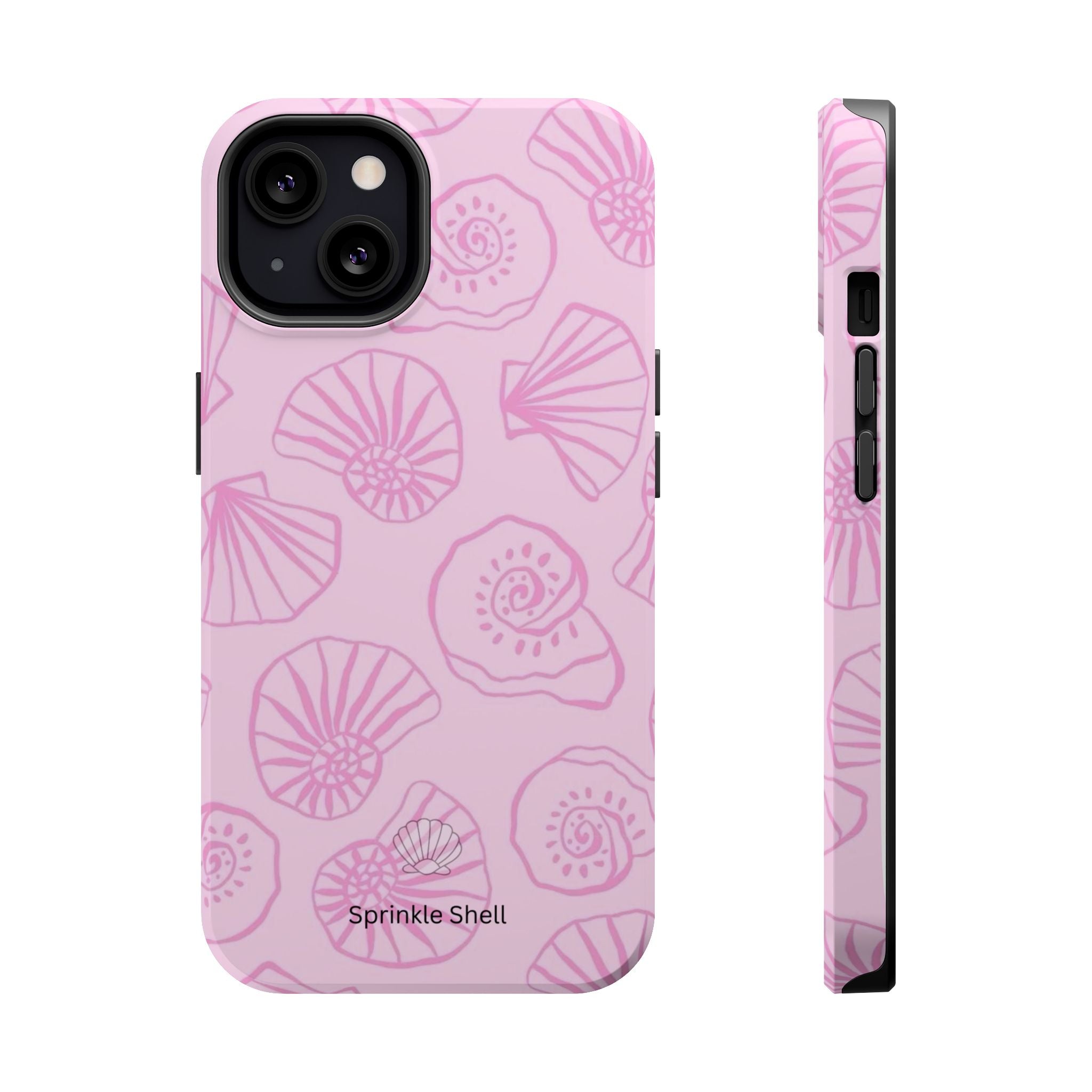 MagSafe pink shells case