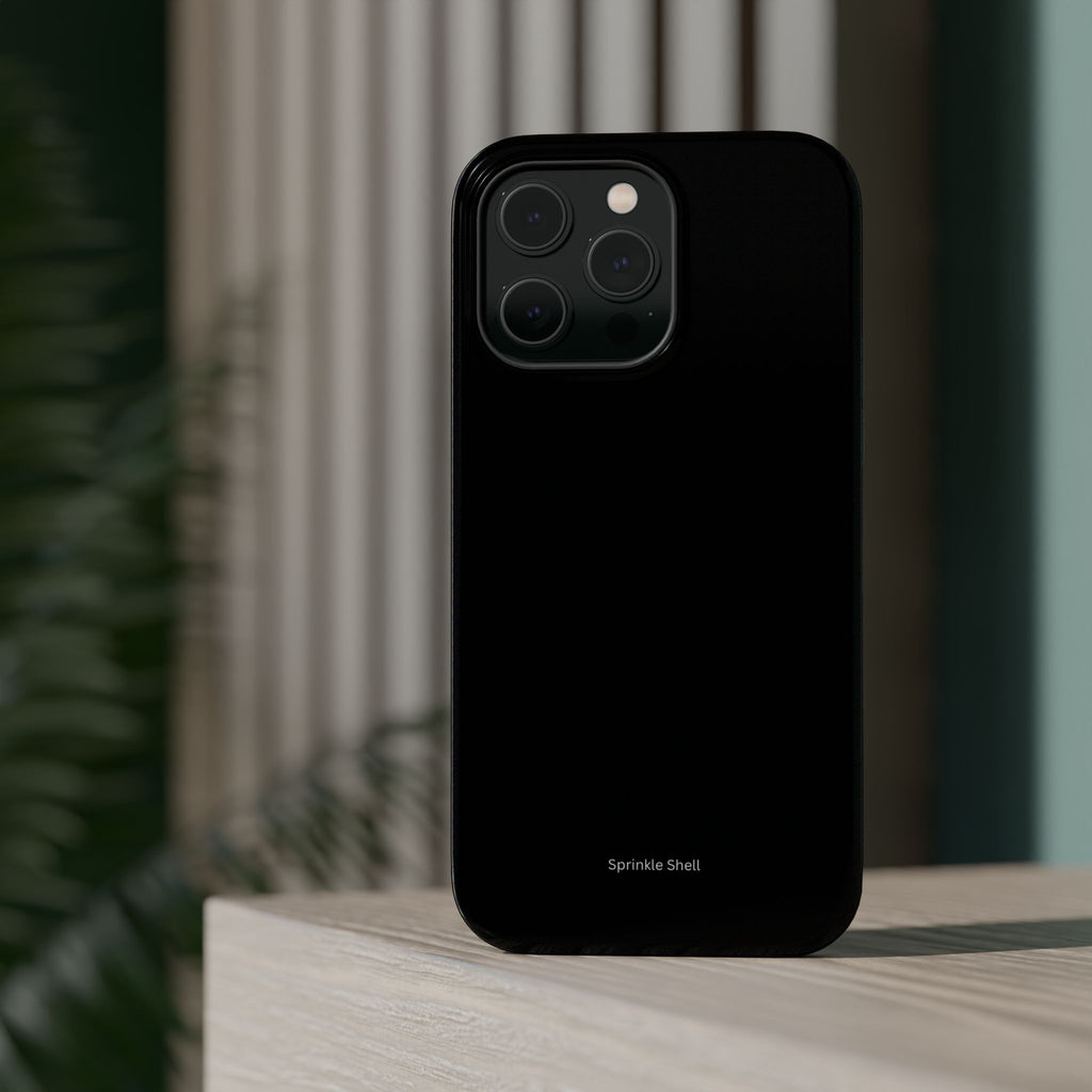 MagSafe Plain Black Iphone Case