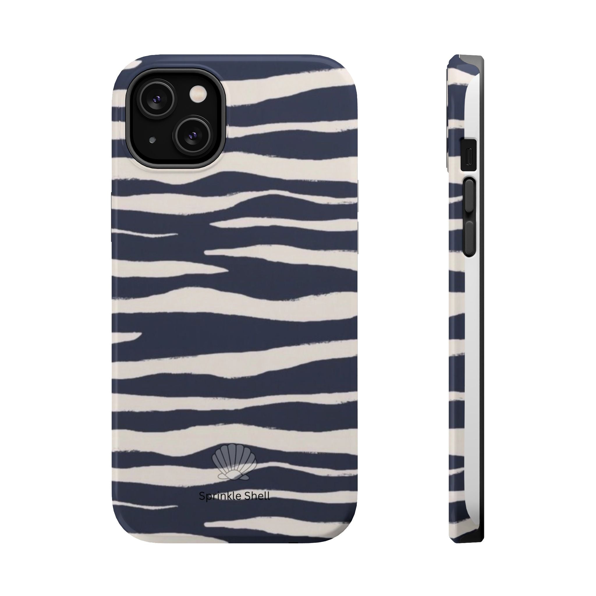 MagSafe Blue zebra print case