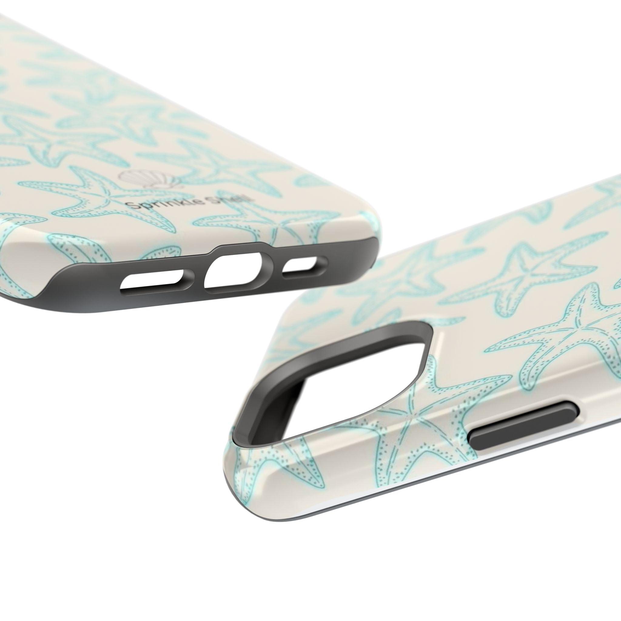 MagSafe teal starfish case