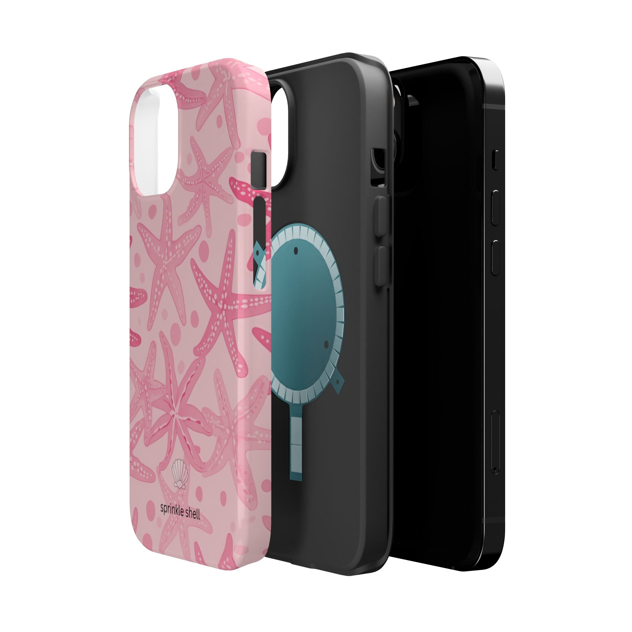 MagSafe Pink Starfish Iphone Case