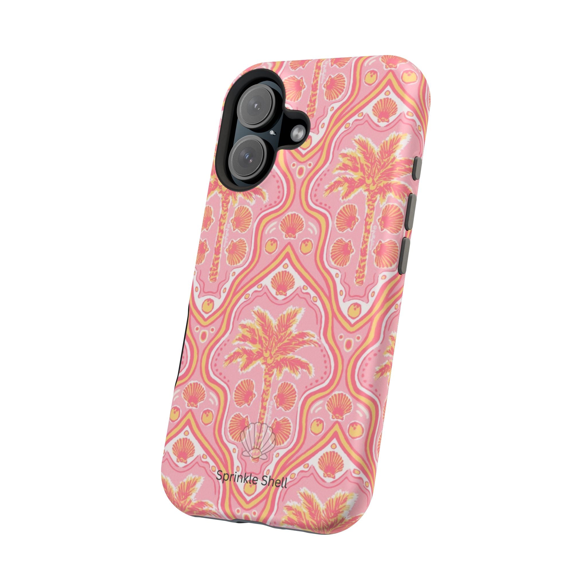 MagSafe pink pink summer palm tree case