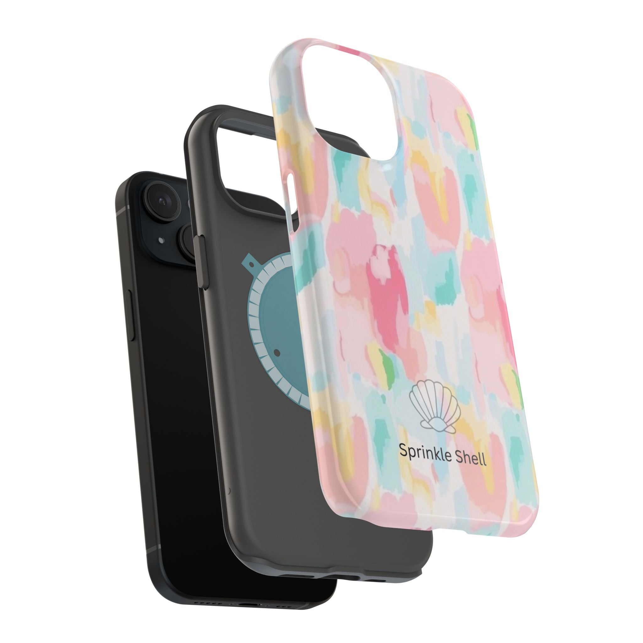 MagSafe cute colorful paint case
