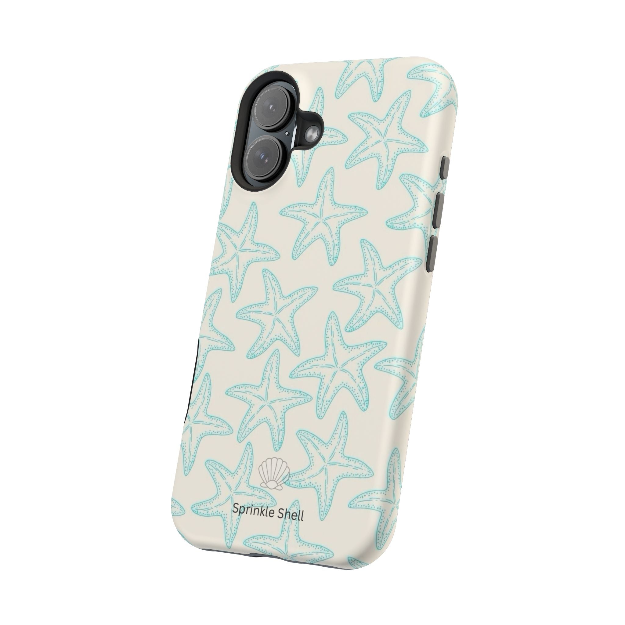 MagSafe teal starfish case