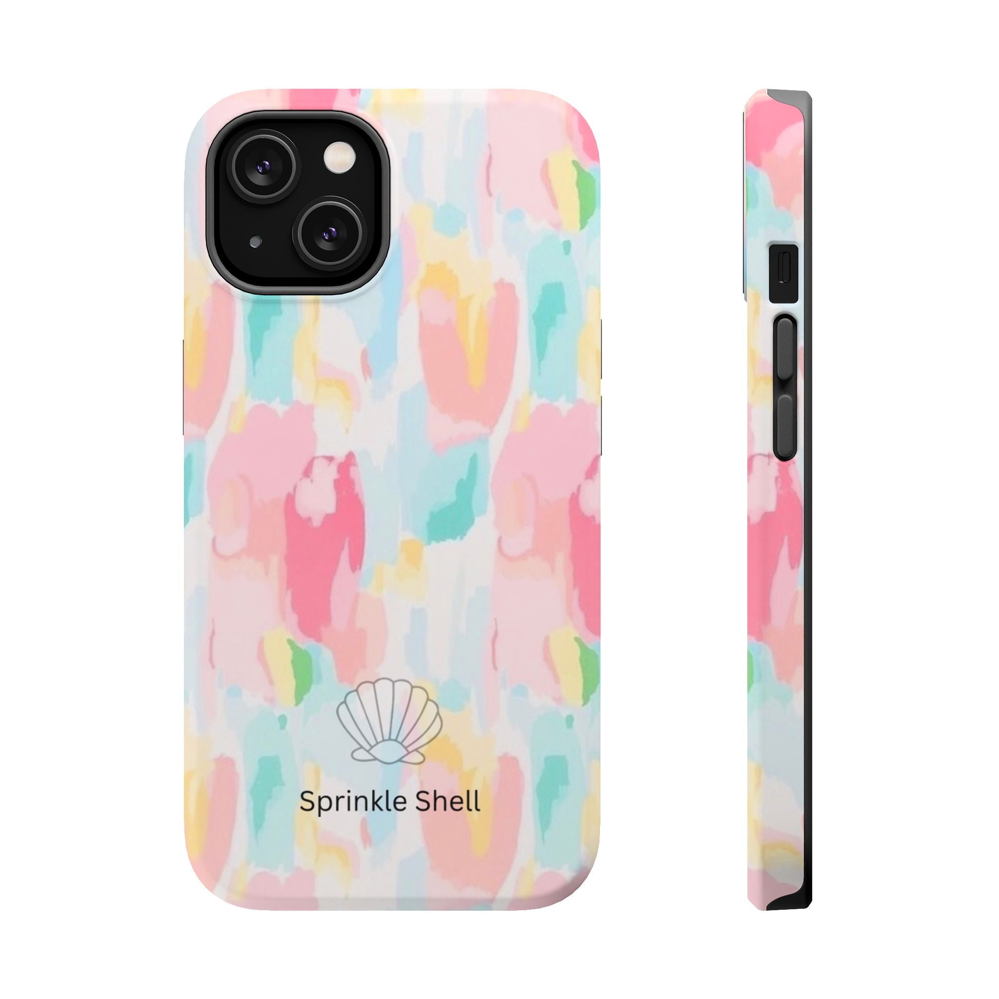 MagSafe cute colorful paint case