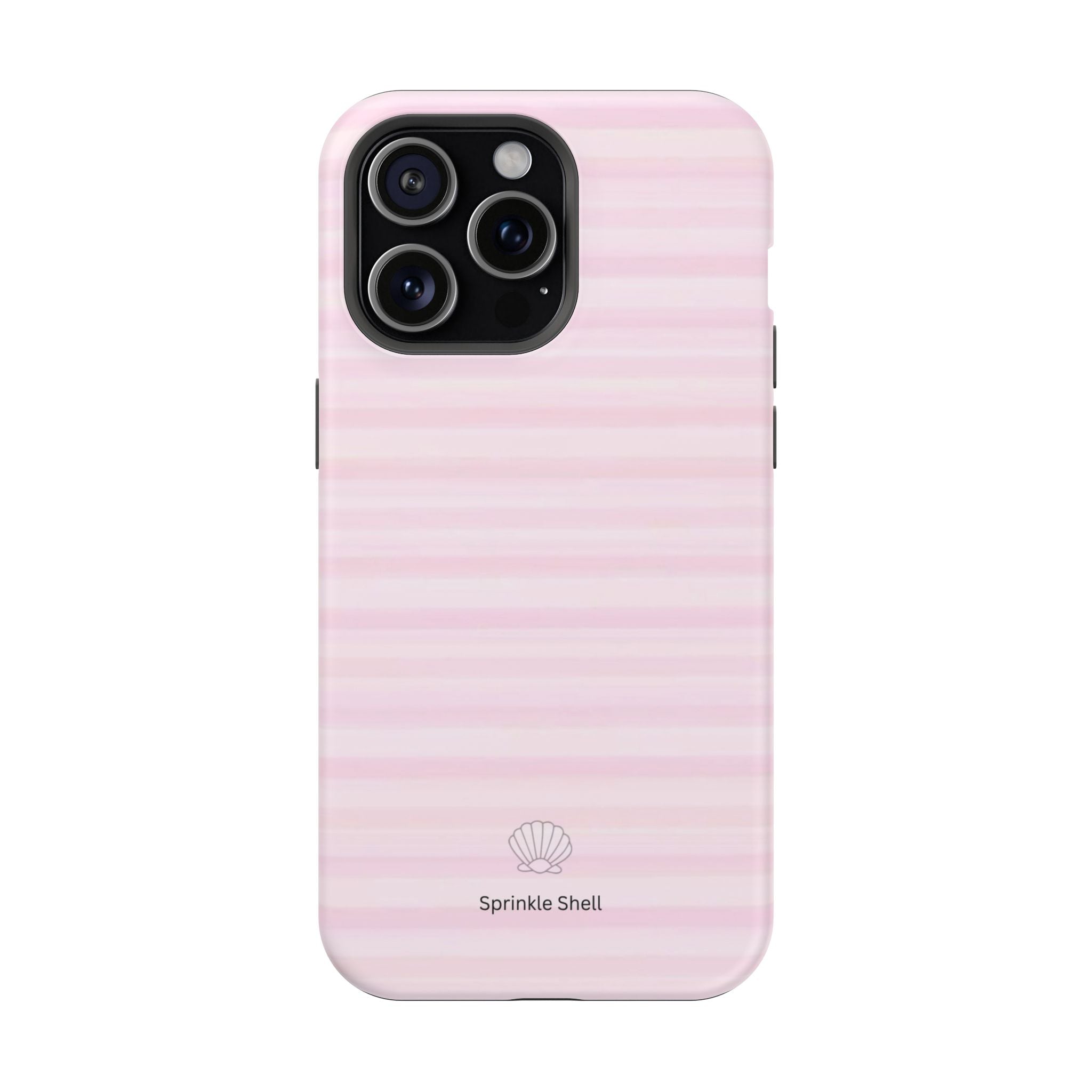MagSafe pink stripes case