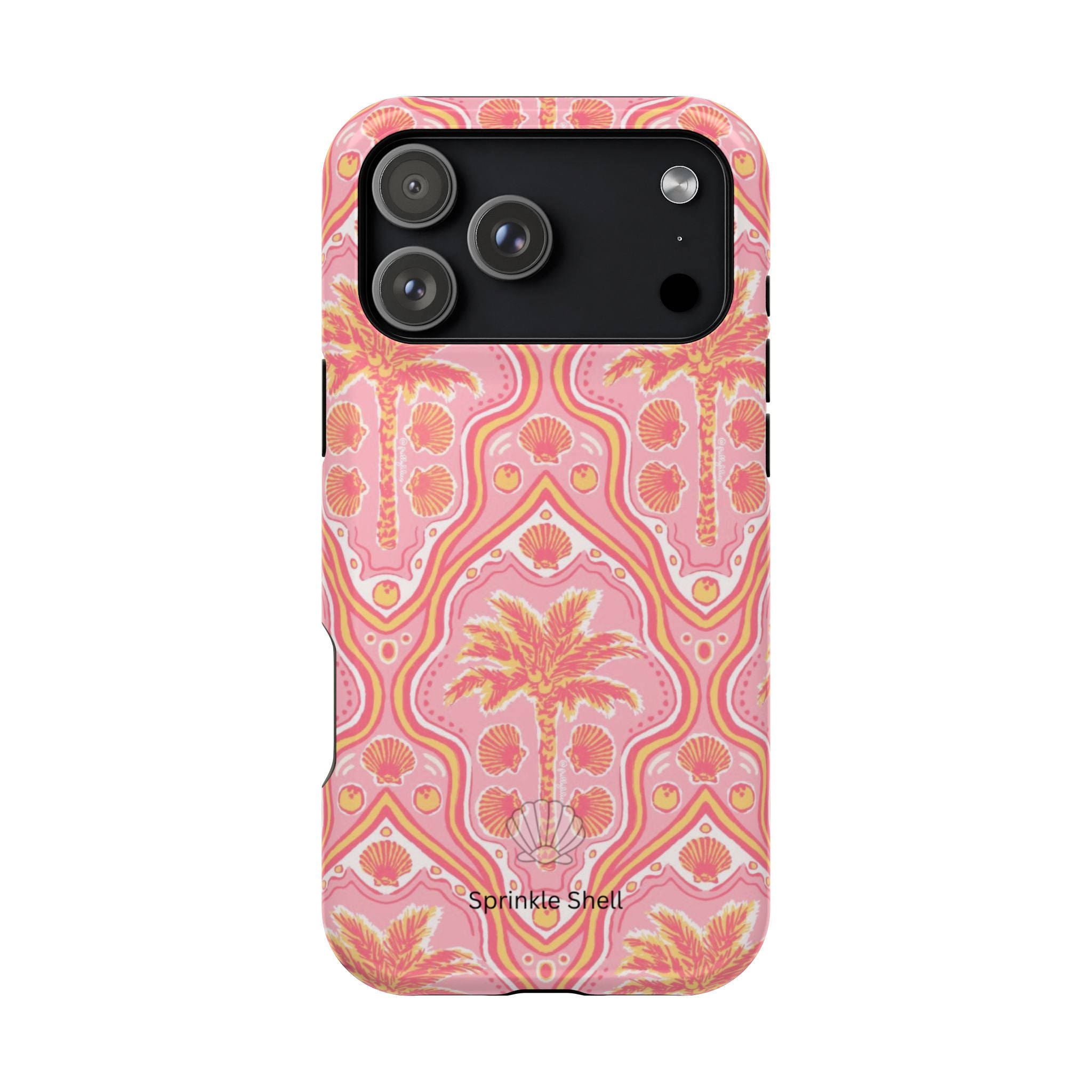 MagSafe pink pink summer palm tree case