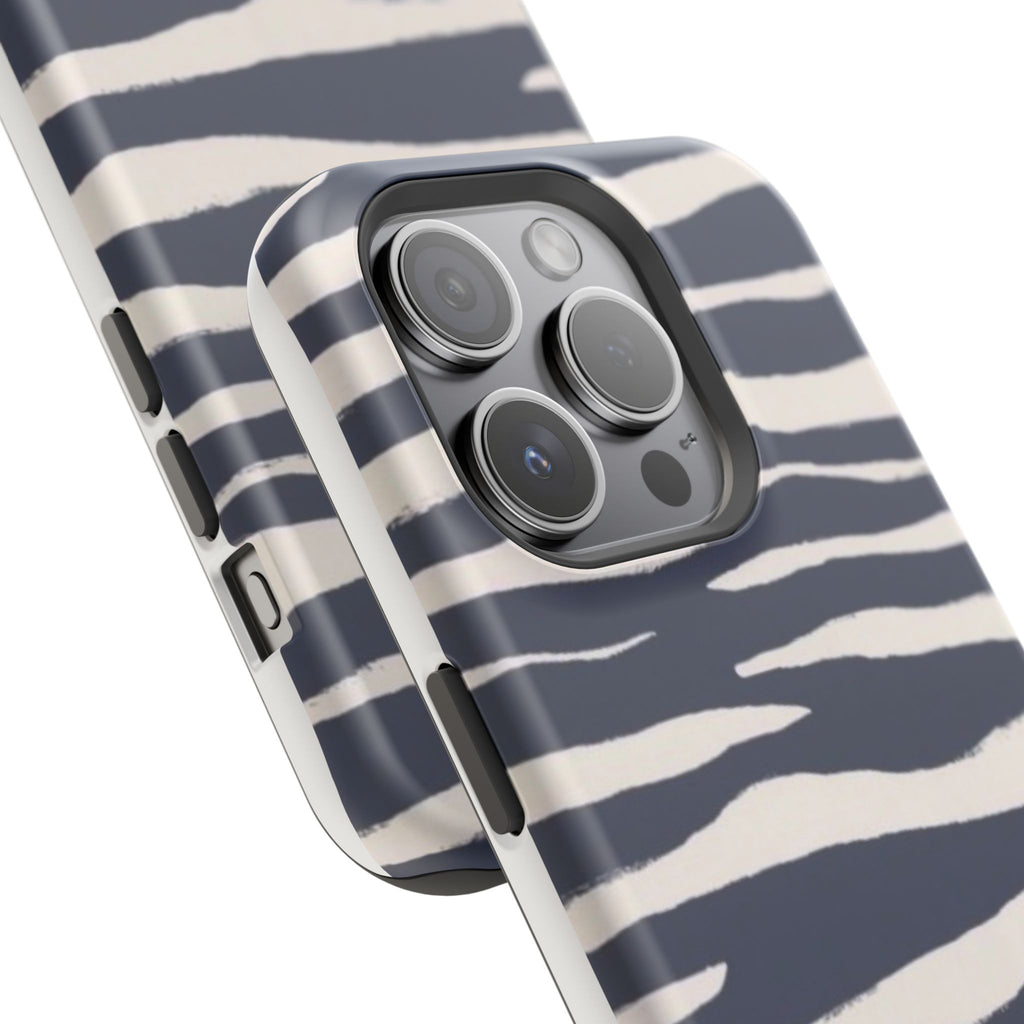 MagSafe Blue zebra print case