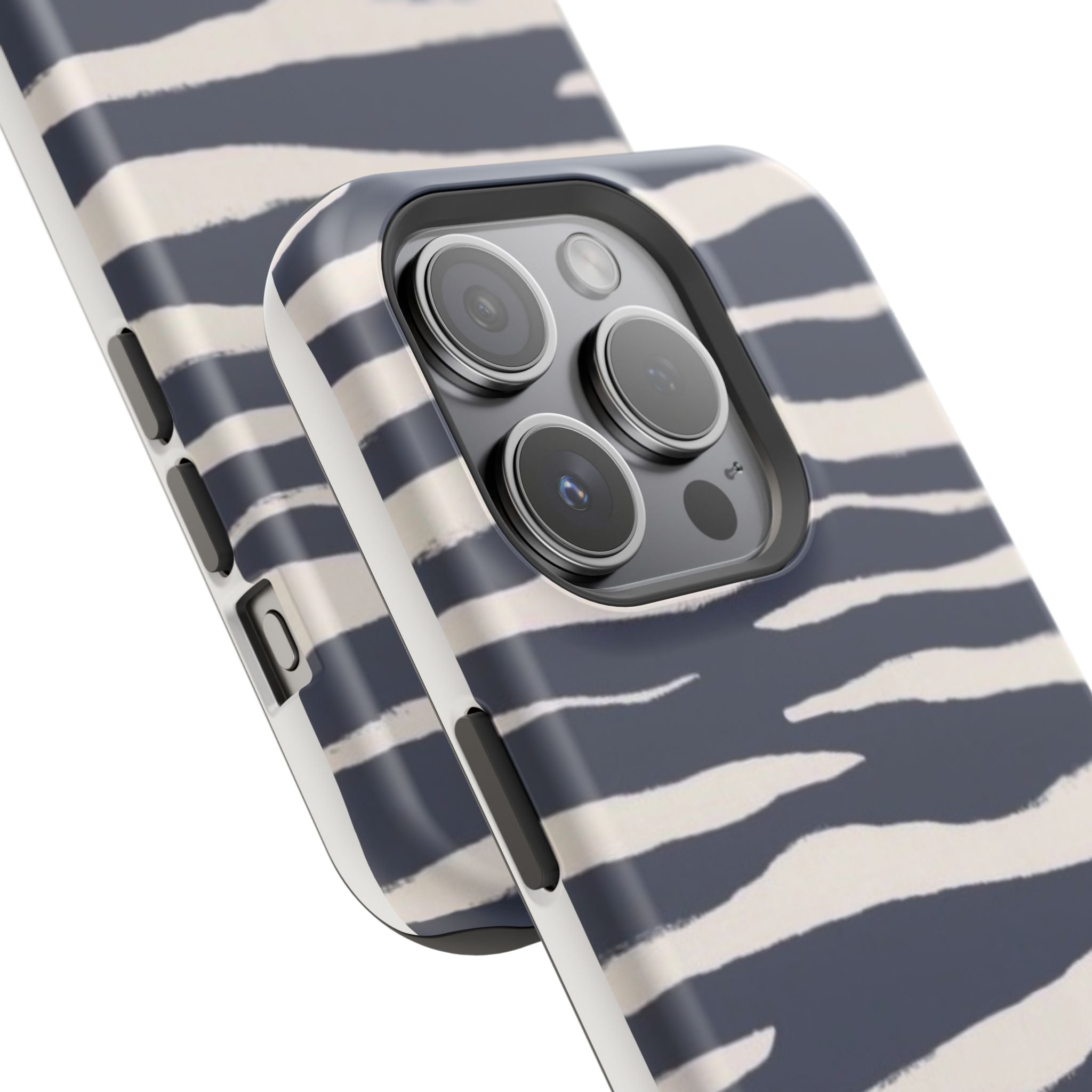 MagSafe Blue zebra print case