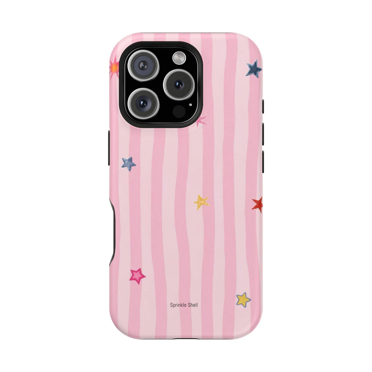 MagSafe pink lines & stars case