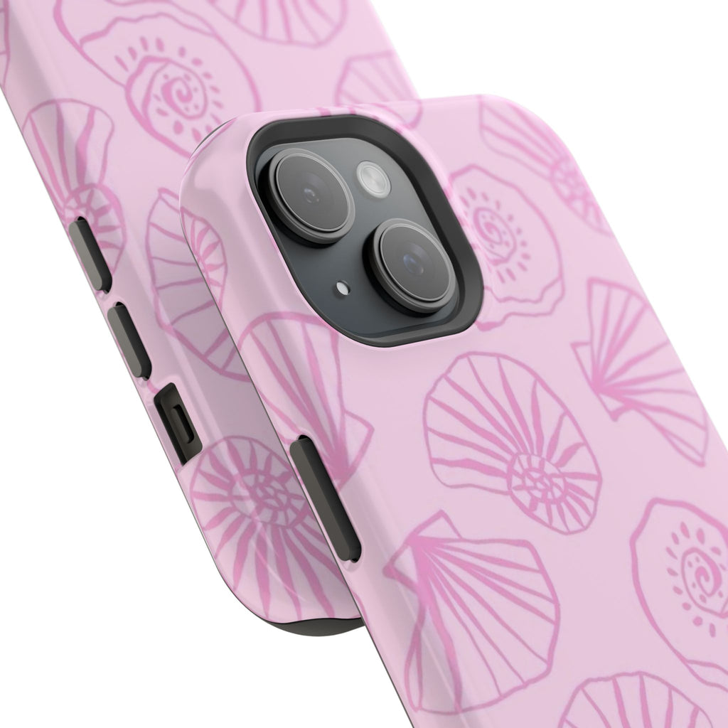 MagSafe pink shells case