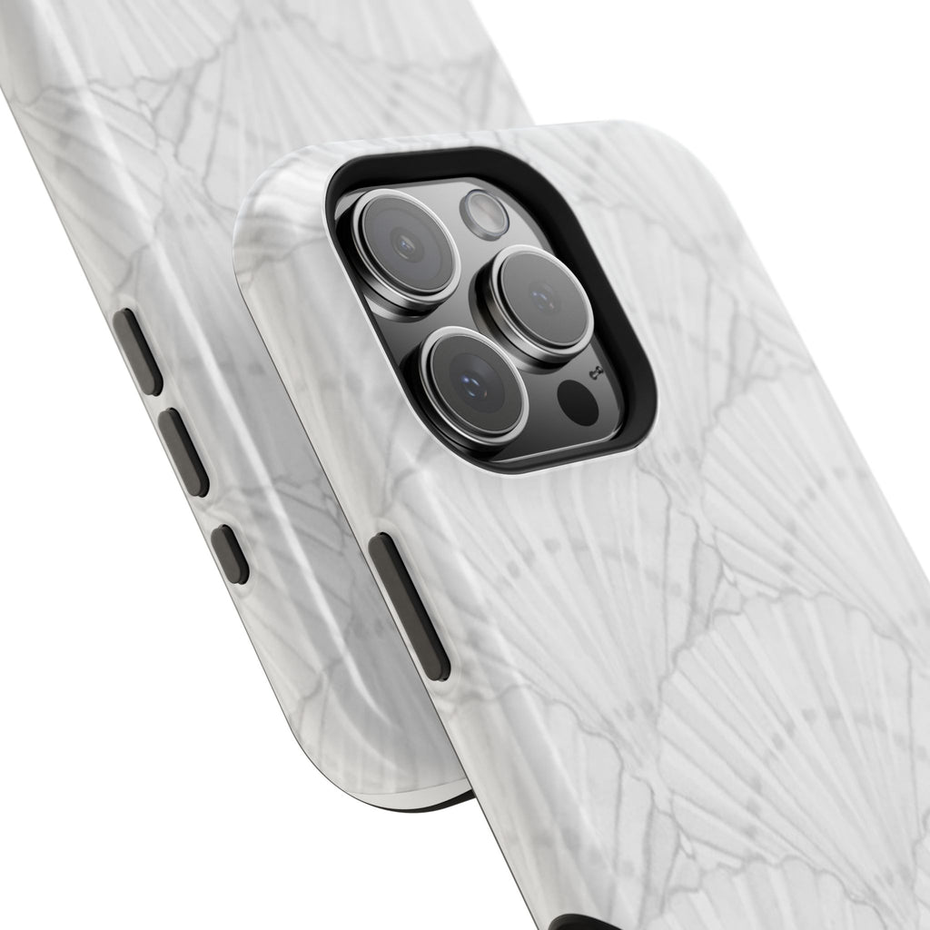 Shell-Pattern Magnetic Impact Phone Case — Protective Modular iPhone Cover