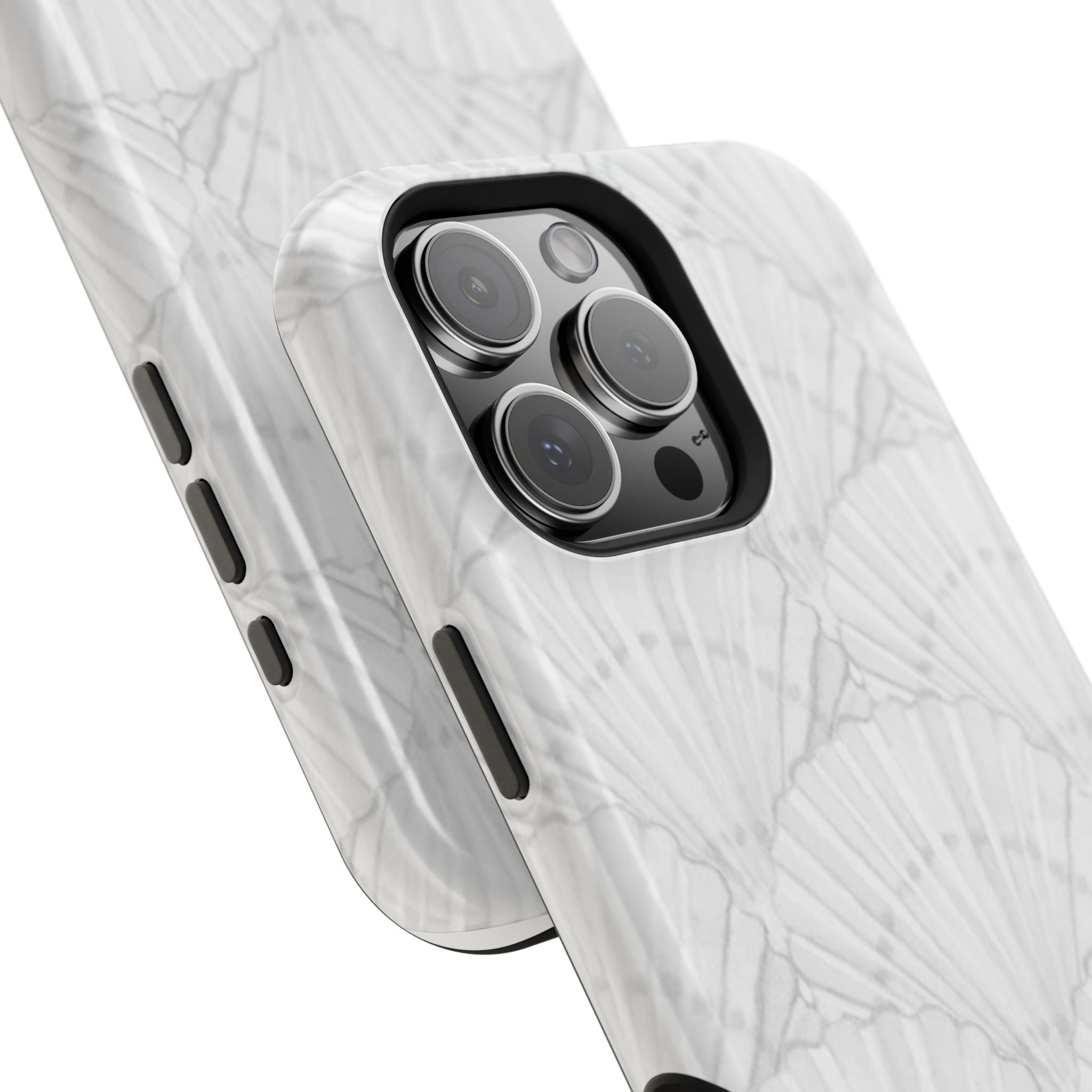 Shell-Pattern Magnetic Impact Phone Case — Protective Modular iPhone Cover