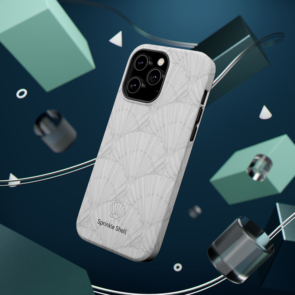 Shell-Pattern Magnetic Impact Phone Case — Protective Modular iPhone Cover