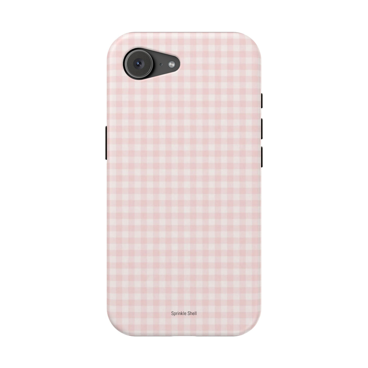 MagSafe light pink plaid case