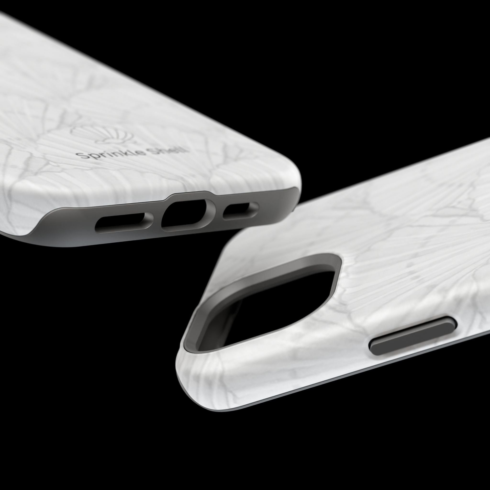 Shell-Pattern Magnetic Impact Phone Case — Protective Modular iPhone Cover