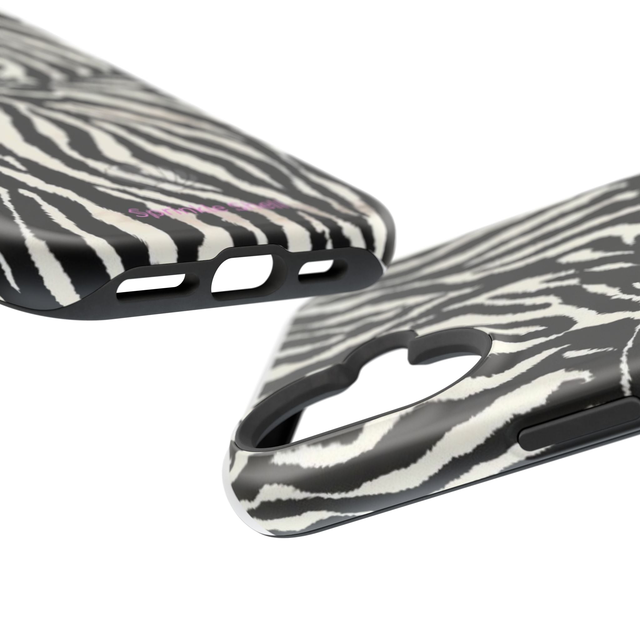 MagSafe black zebra print case