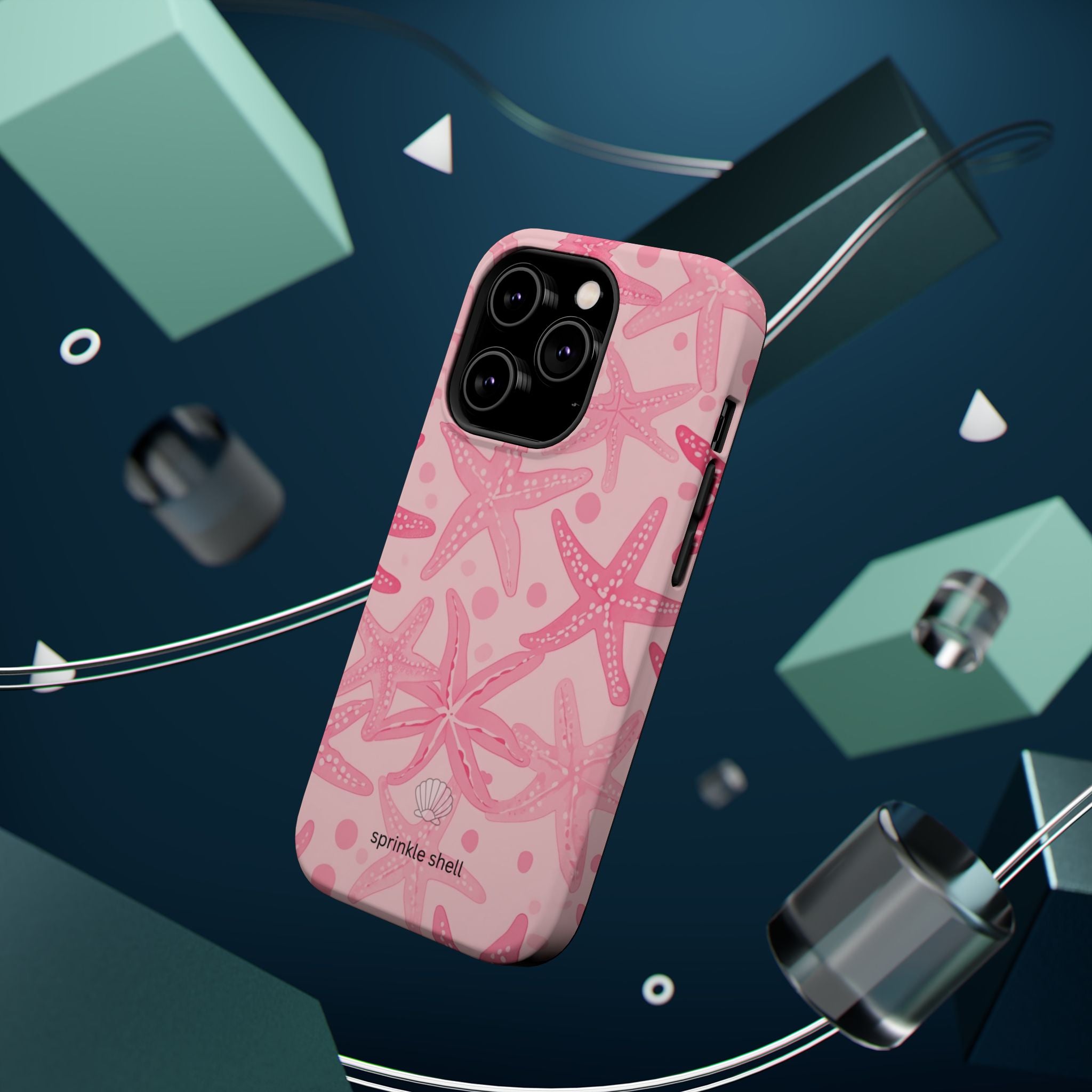 MagSafe Pink Starfish Iphone Case