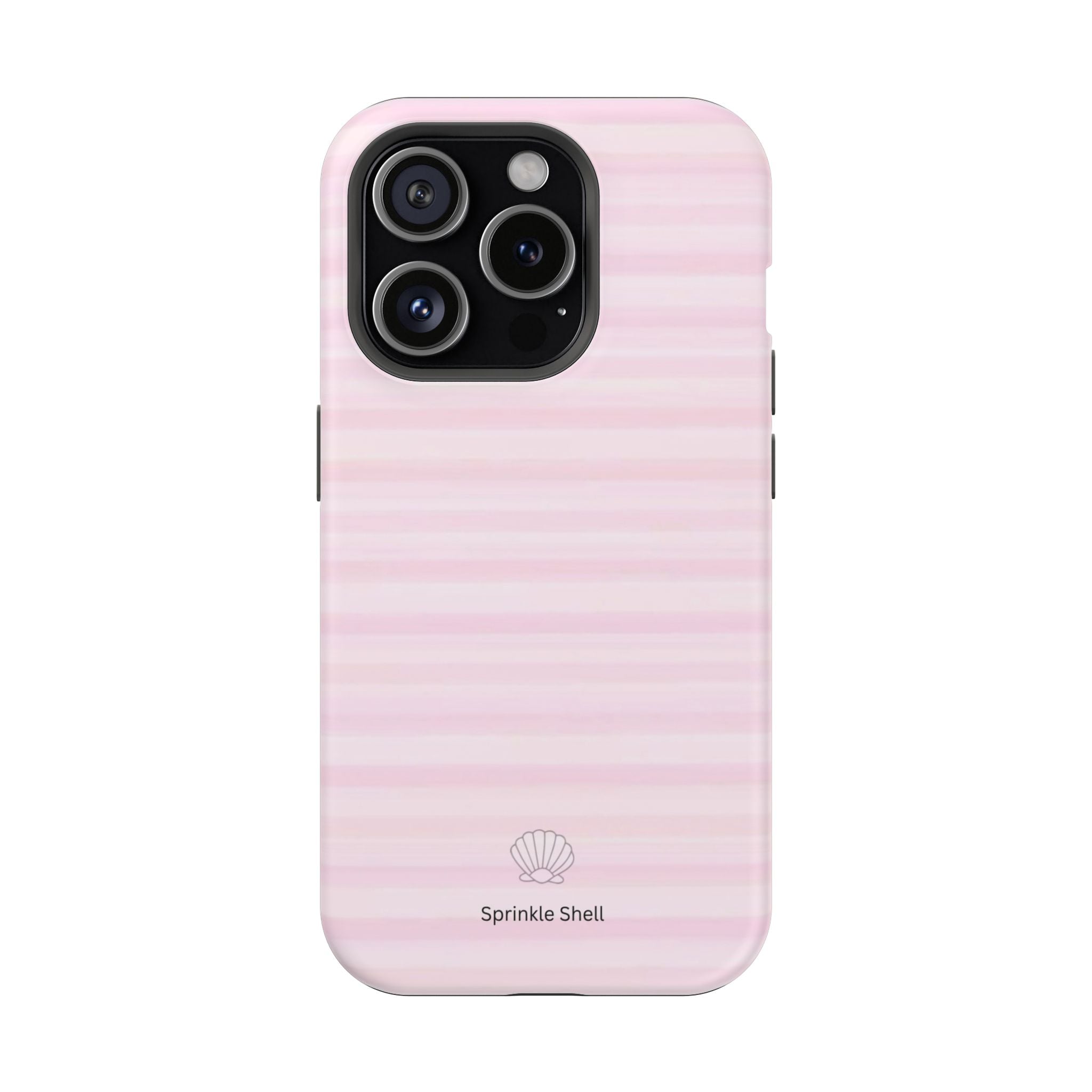 MagSafe pink stripes case