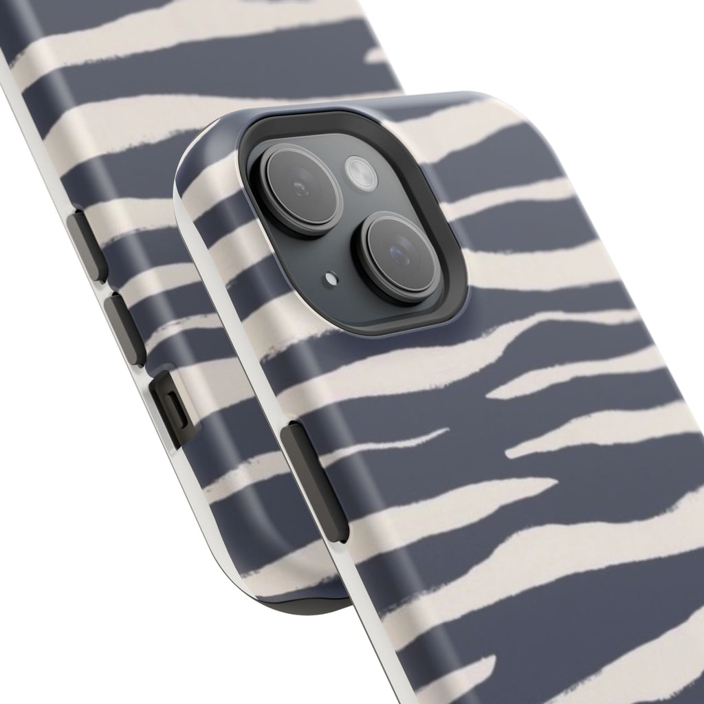 MagSafe Blue zebra print case