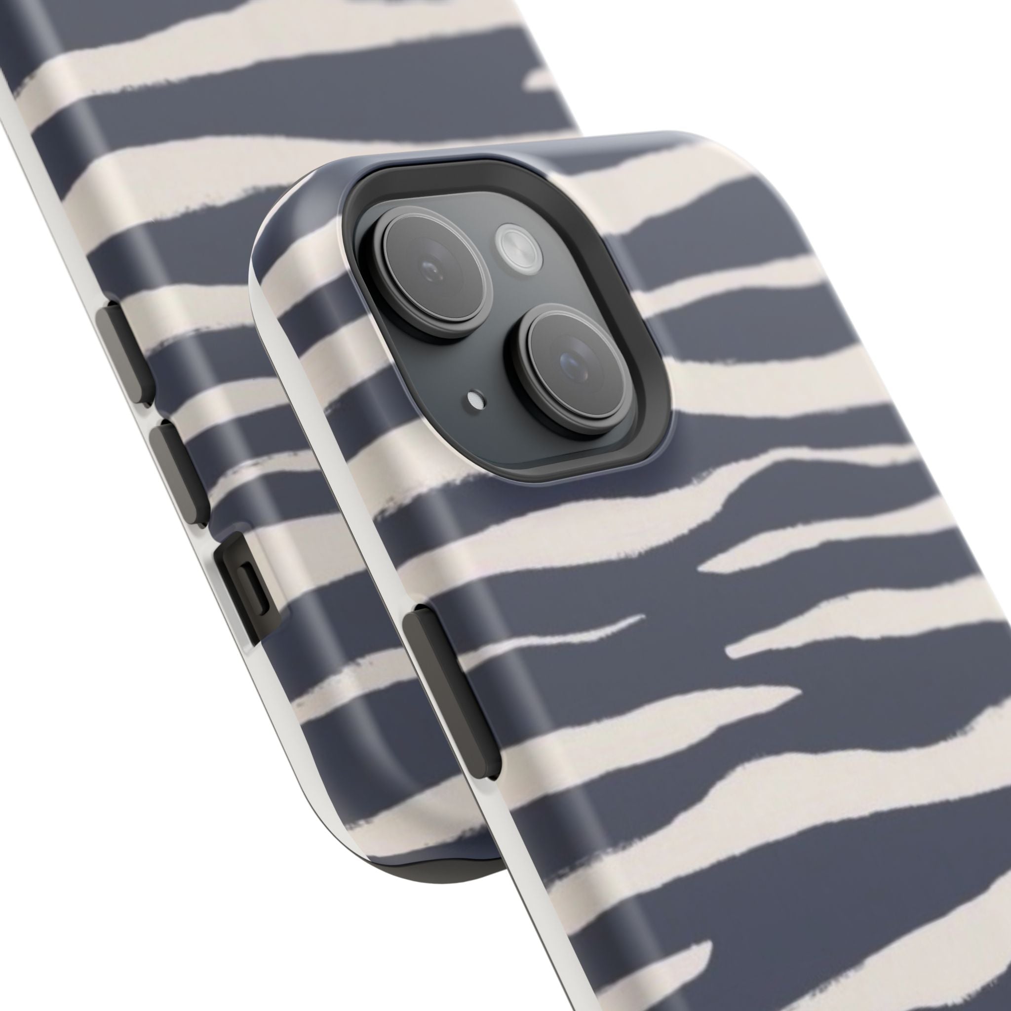 MagSafe Blue zebra print case