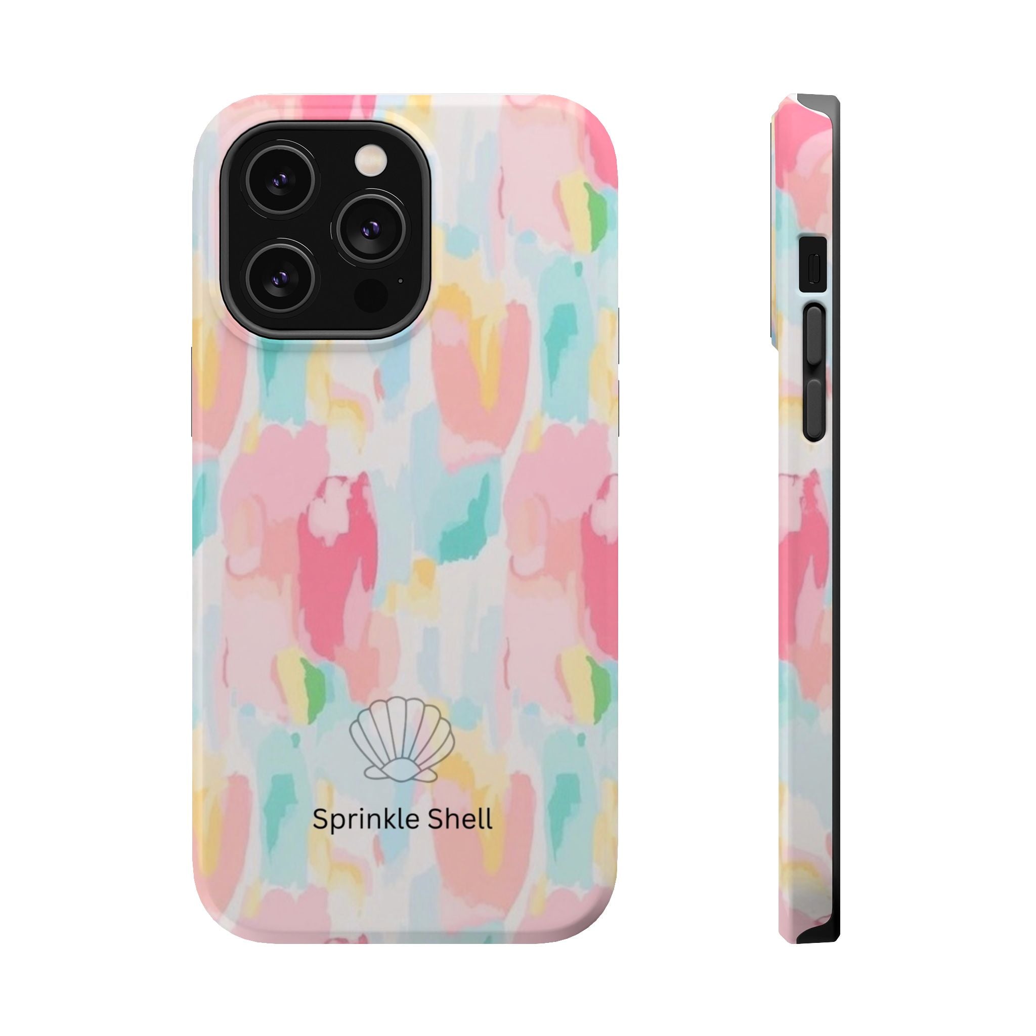 MagSafe cute colorful paint case
