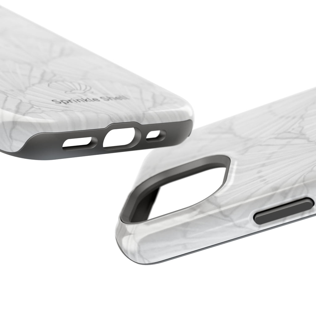 Shell-Pattern Magnetic Impact Phone Case — Protective Modular iPhone Cover
