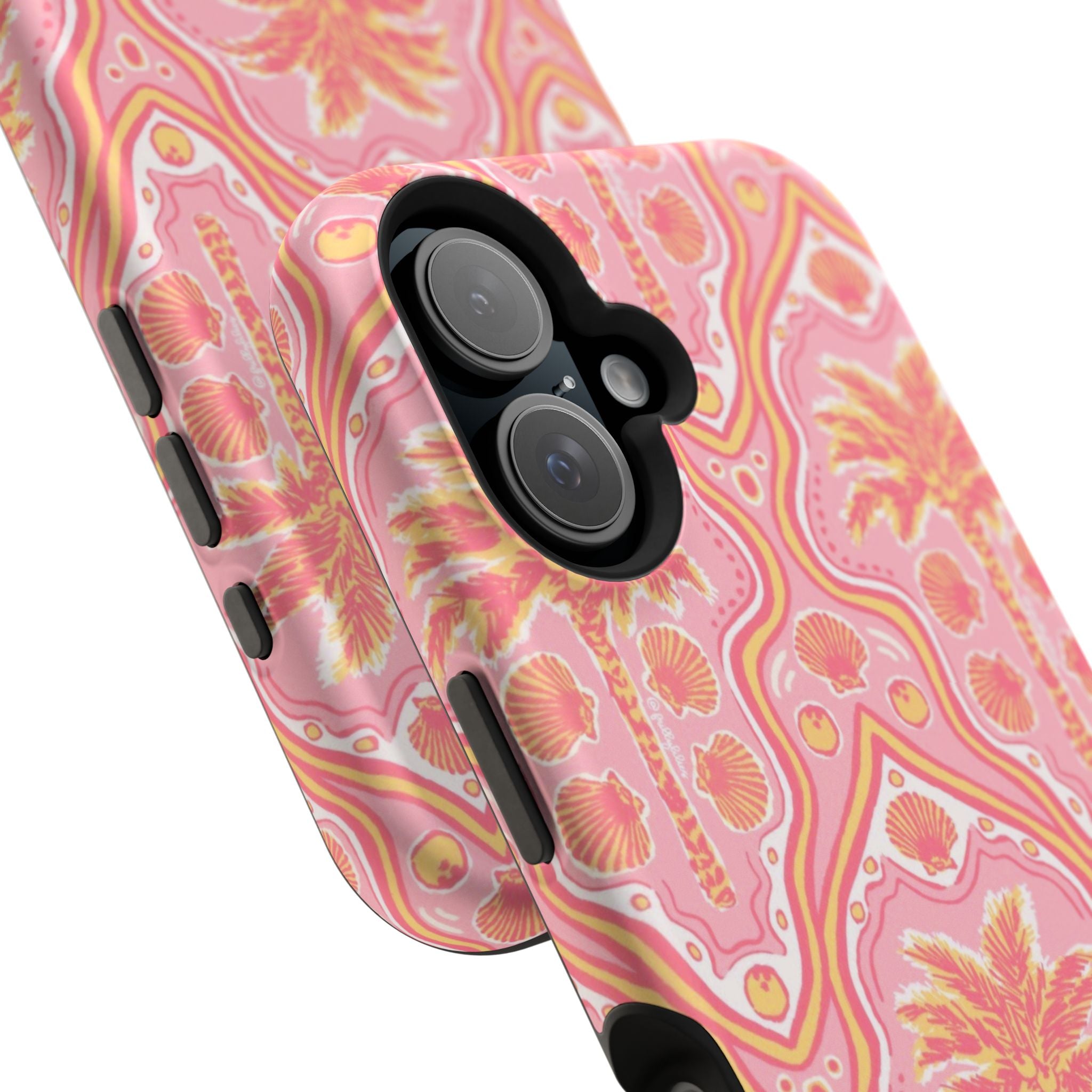 MagSafe pink pink summer palm tree case