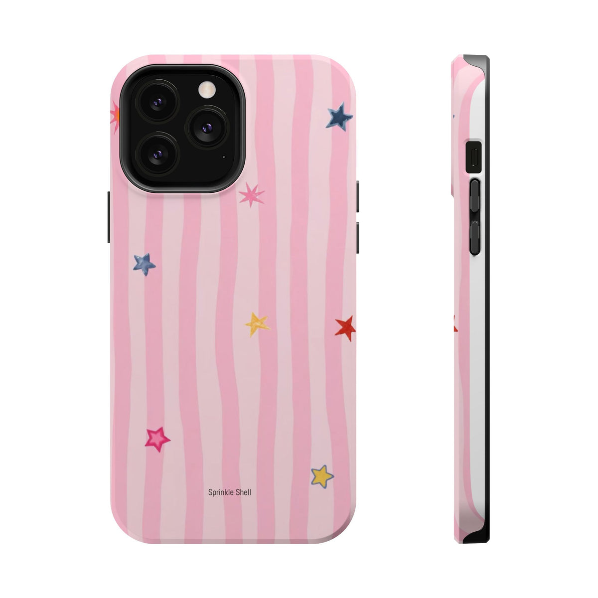 MagSafe pink lines & stars case