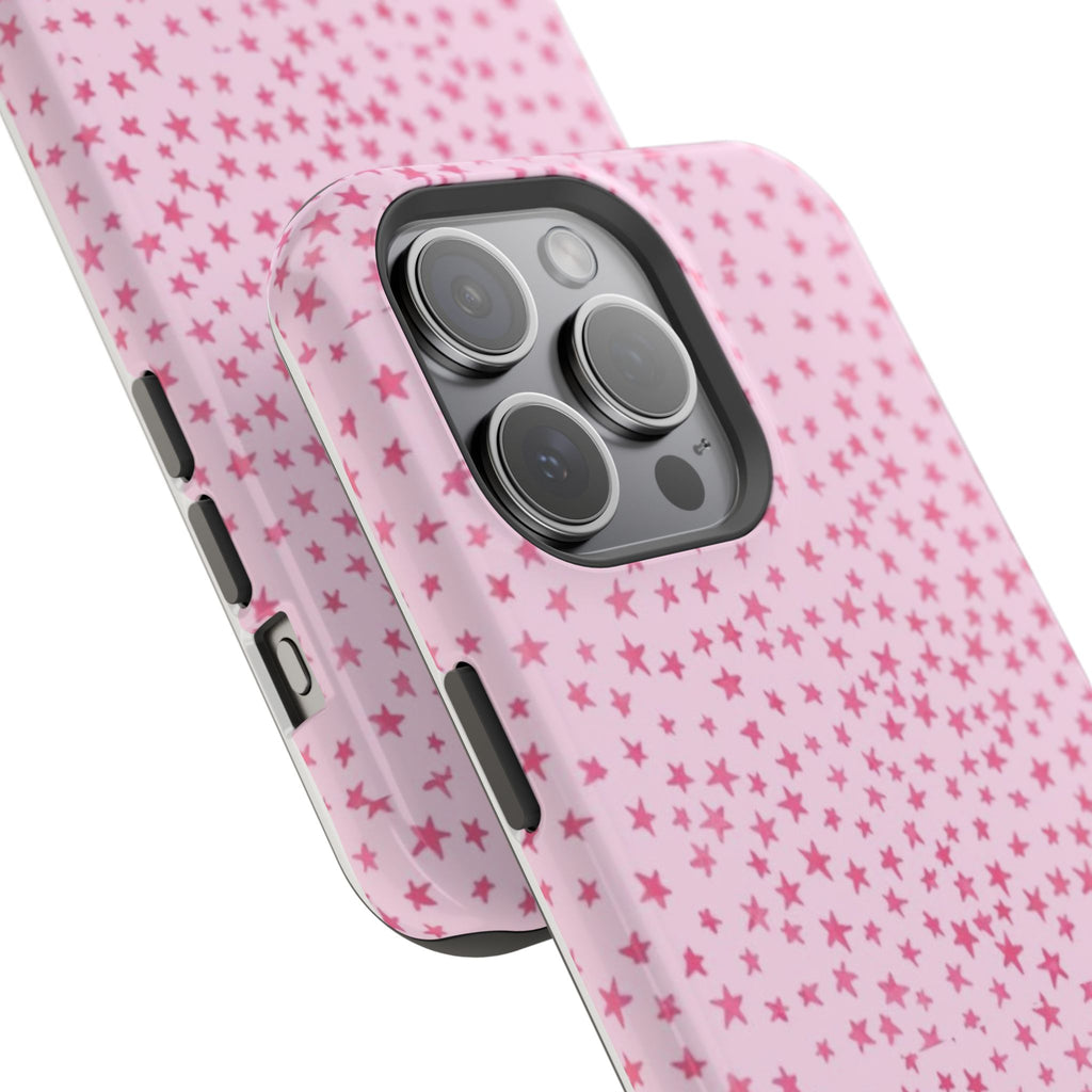 MagSafe mini pink stars case