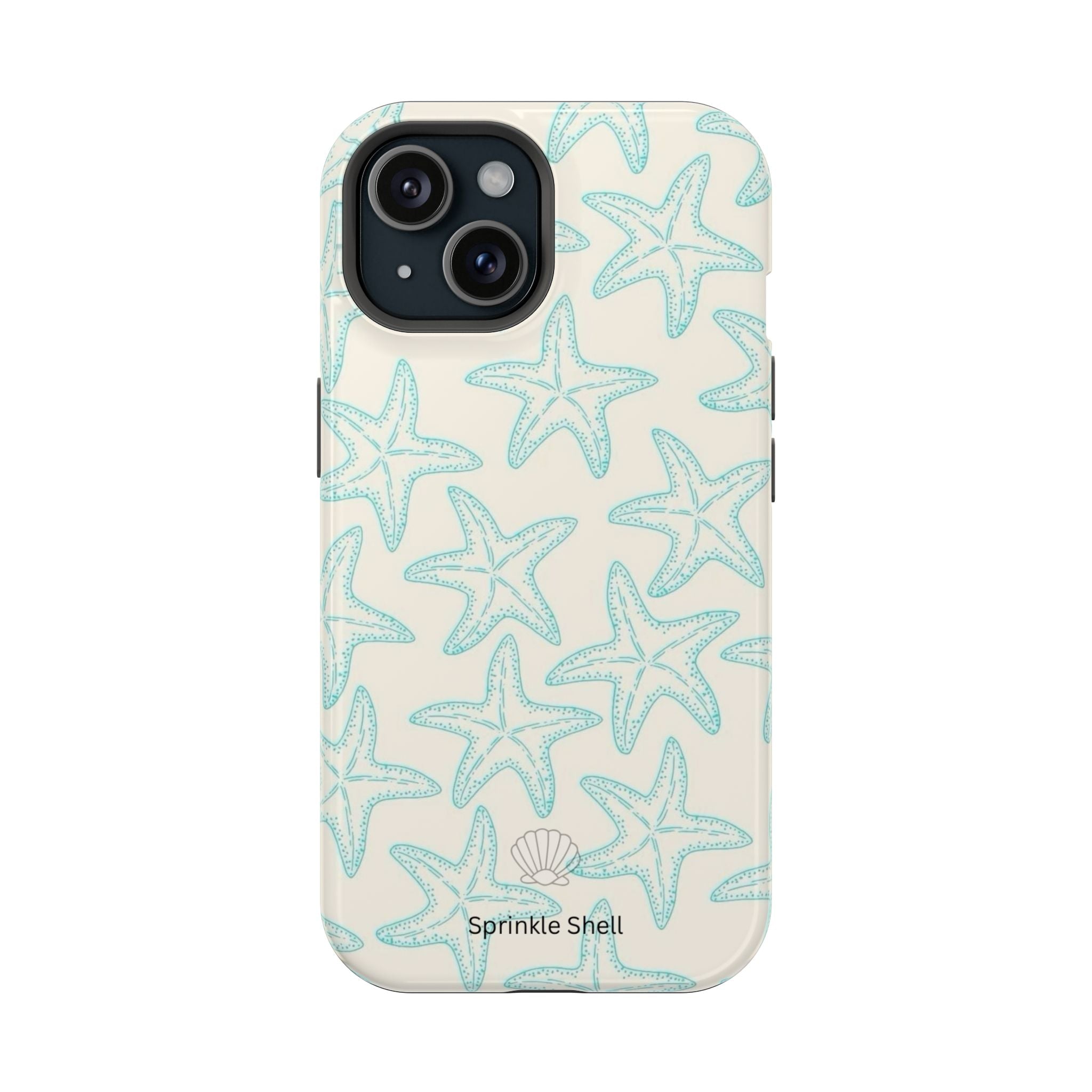 MagSafe teal starfish case