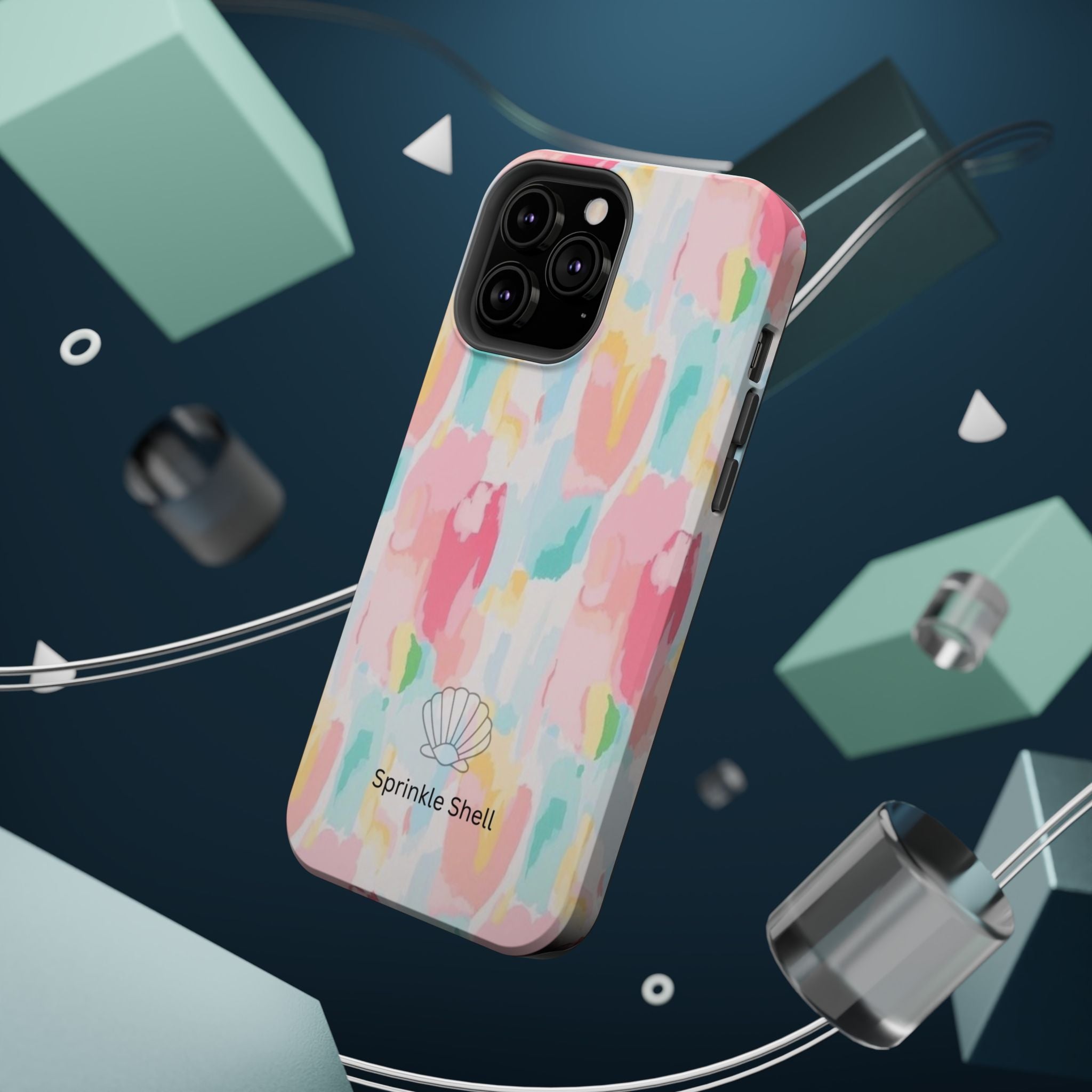 MagSafe cute colorful paint case