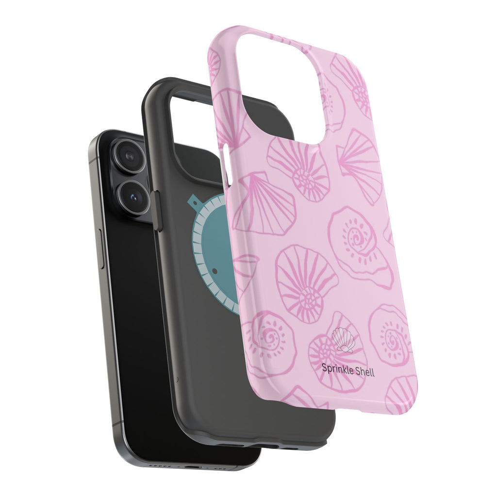 MagSafe pink shells case