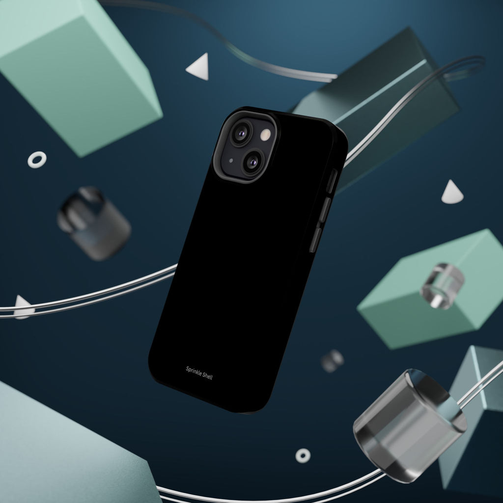 MagSafe Plain Black Iphone Case