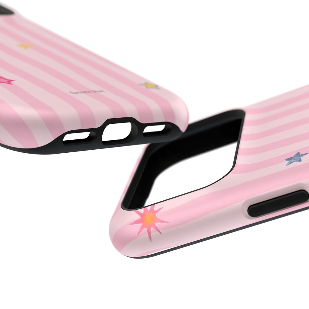 MagSafe pink lines & stars case
