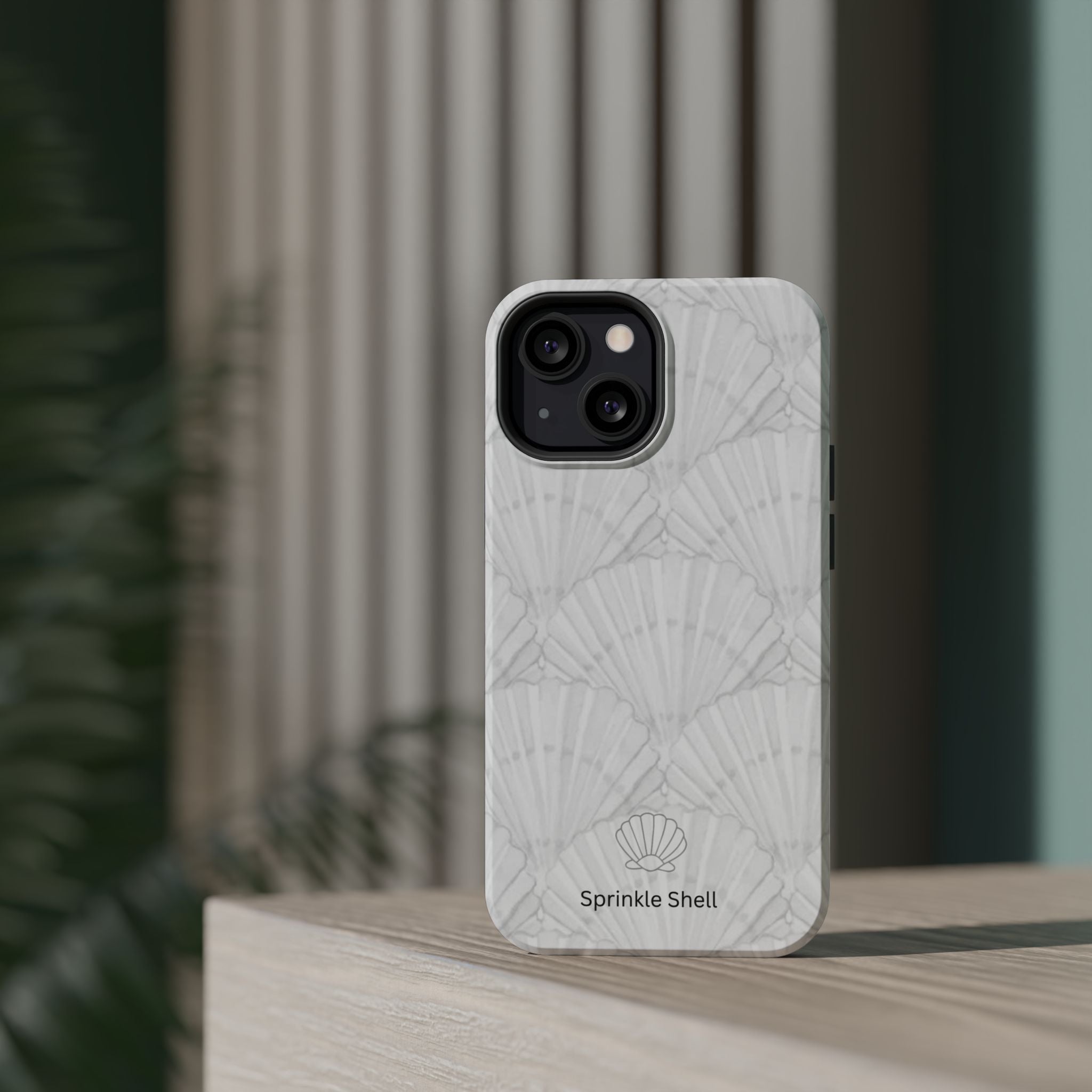 Shell-Pattern Magnetic Impact Phone Case — Protective Modular iPhone Cover
