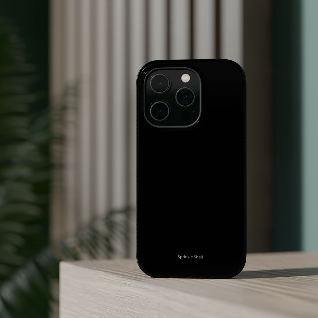 MagSafe Plain Black Iphone Case