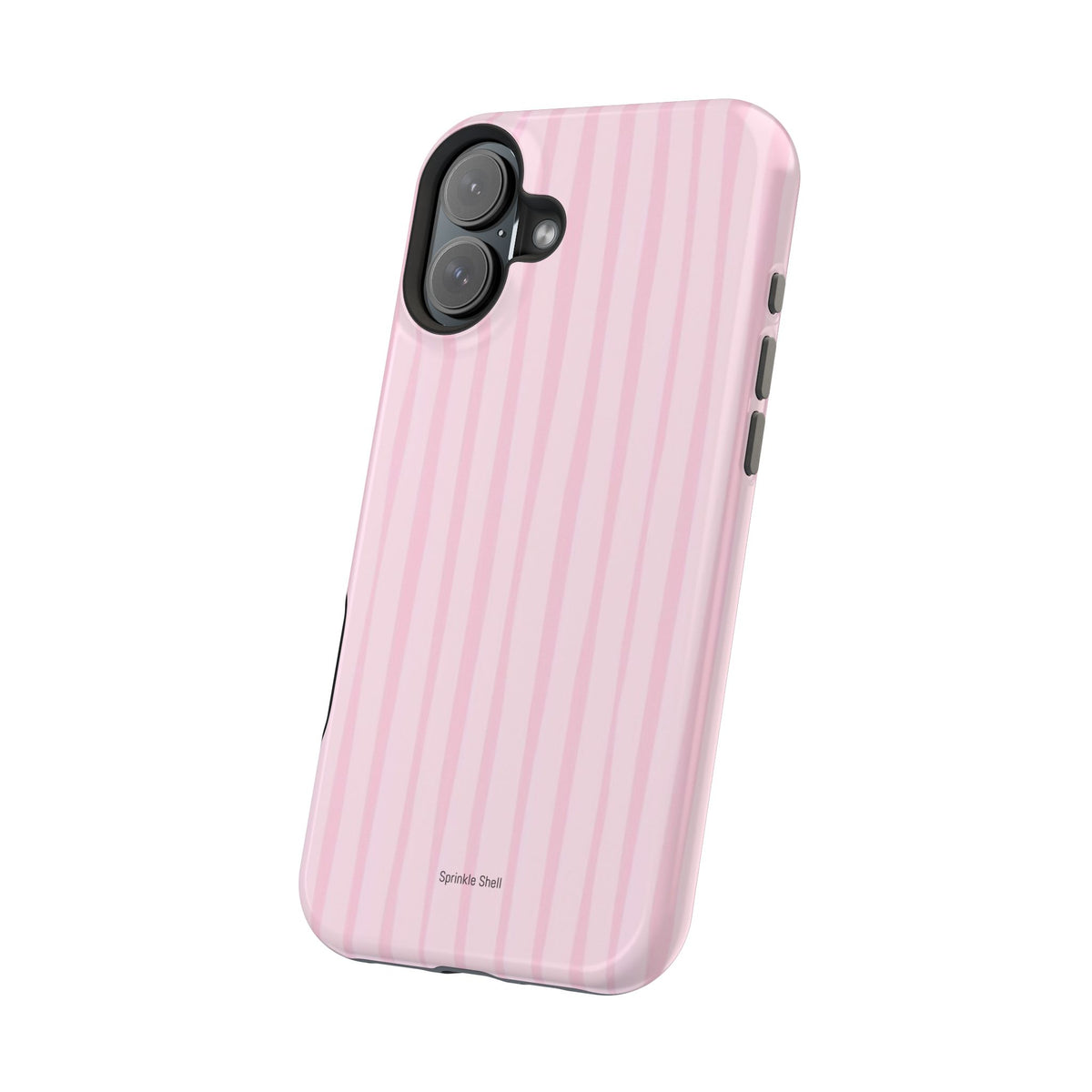 MagSafe pink uneven lines case