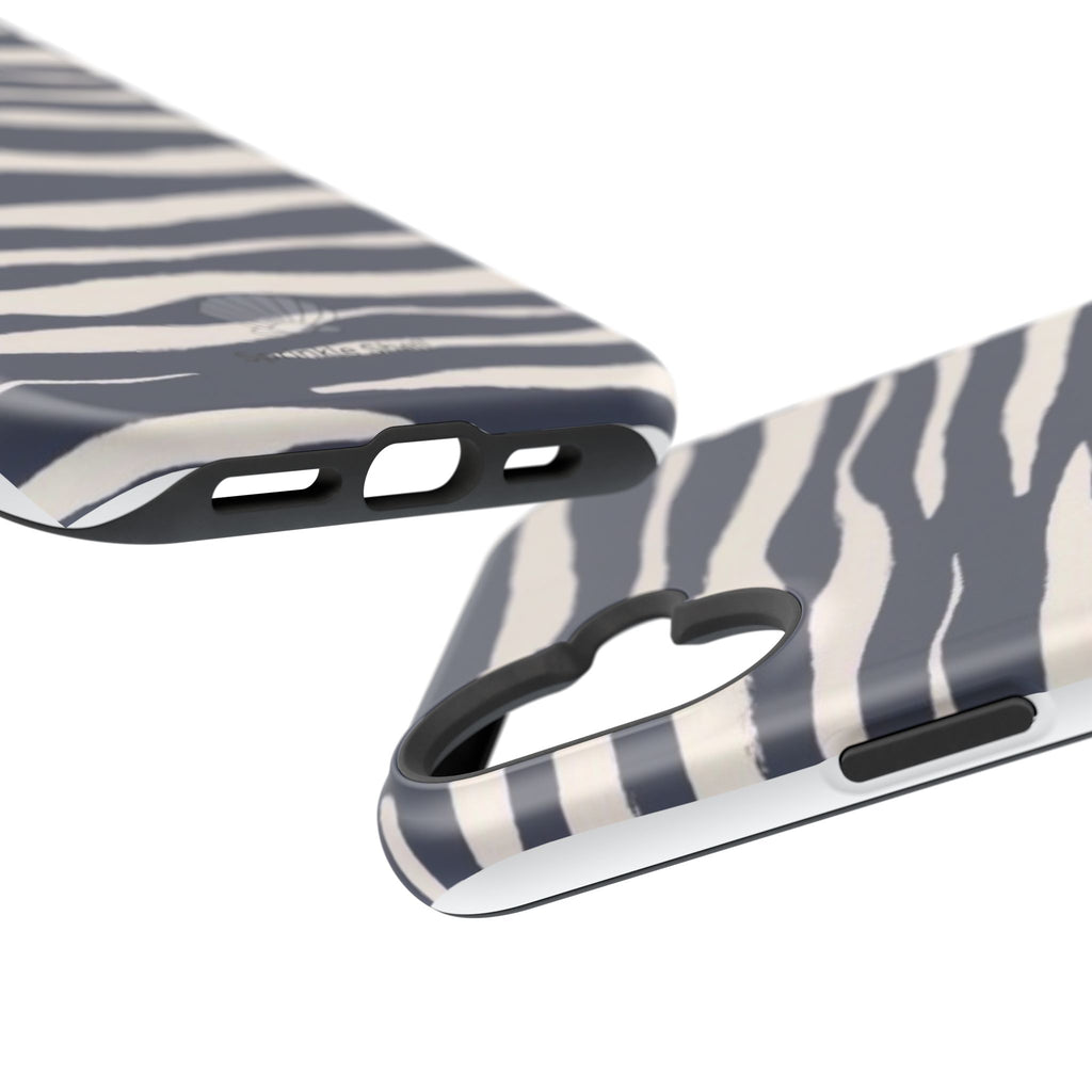 MagSafe Blue zebra print case