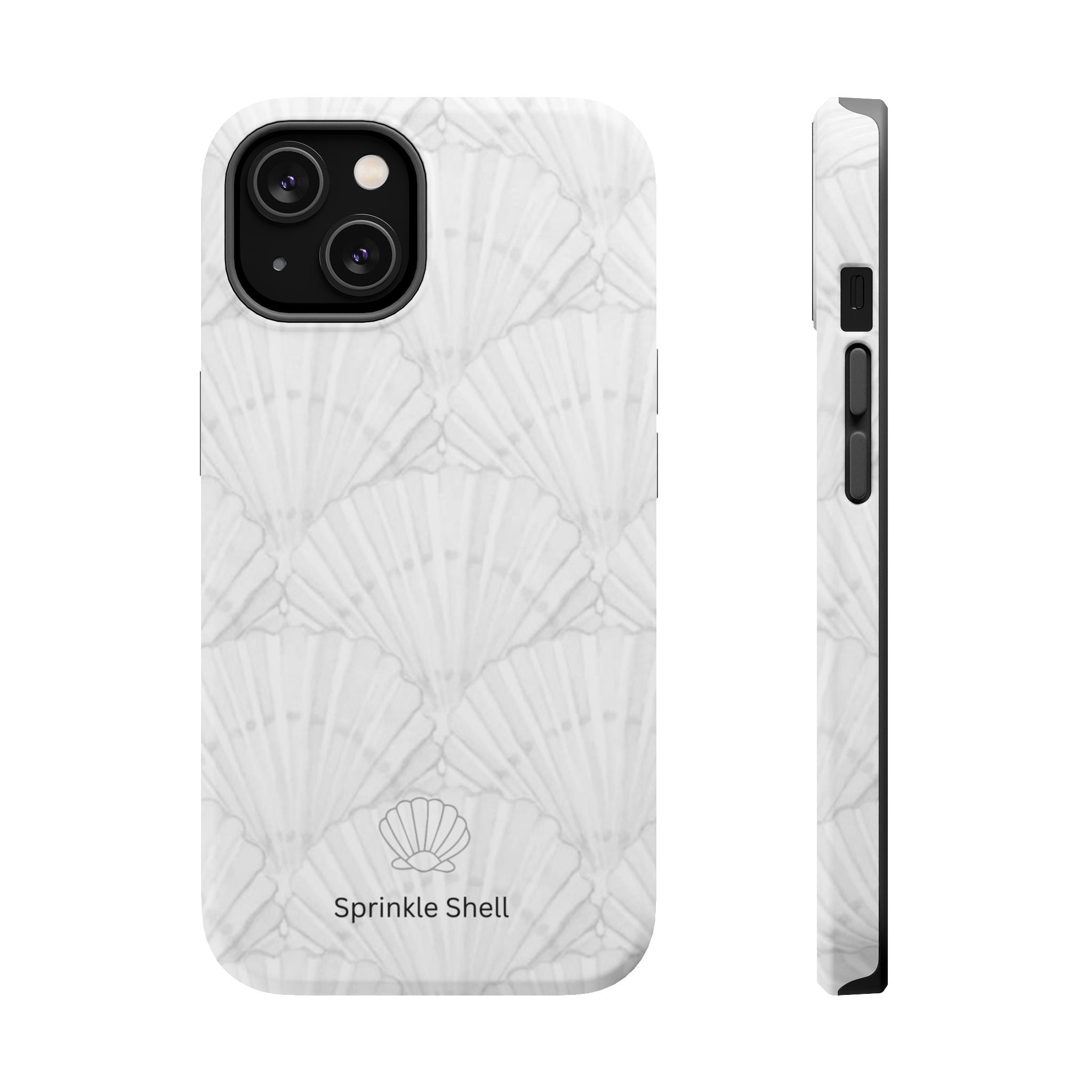Shell-Pattern Magnetic Impact Phone Case — Protective Modular iPhone Cover