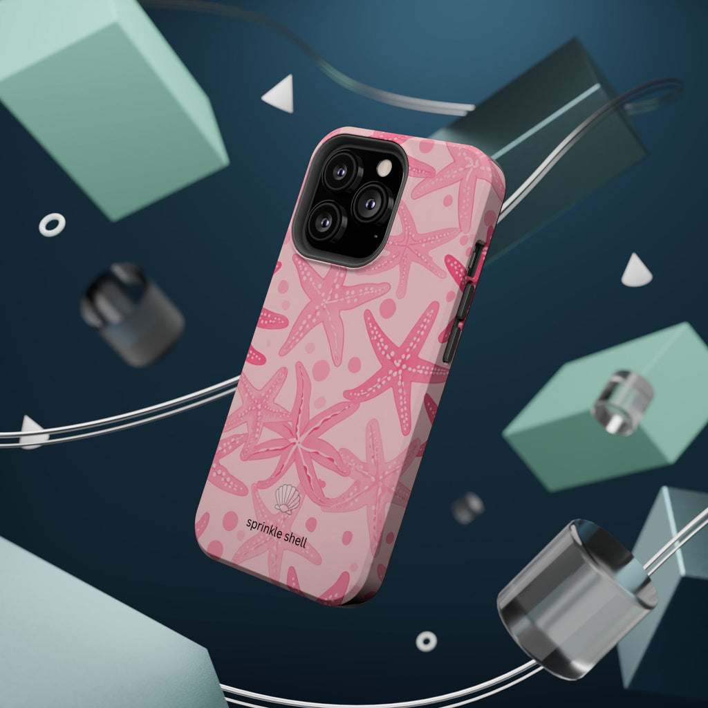 MagSafe Pink Starfish Iphone Case
