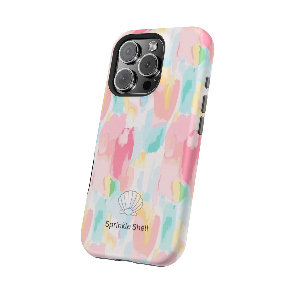 MagSafe cute colorful paint case