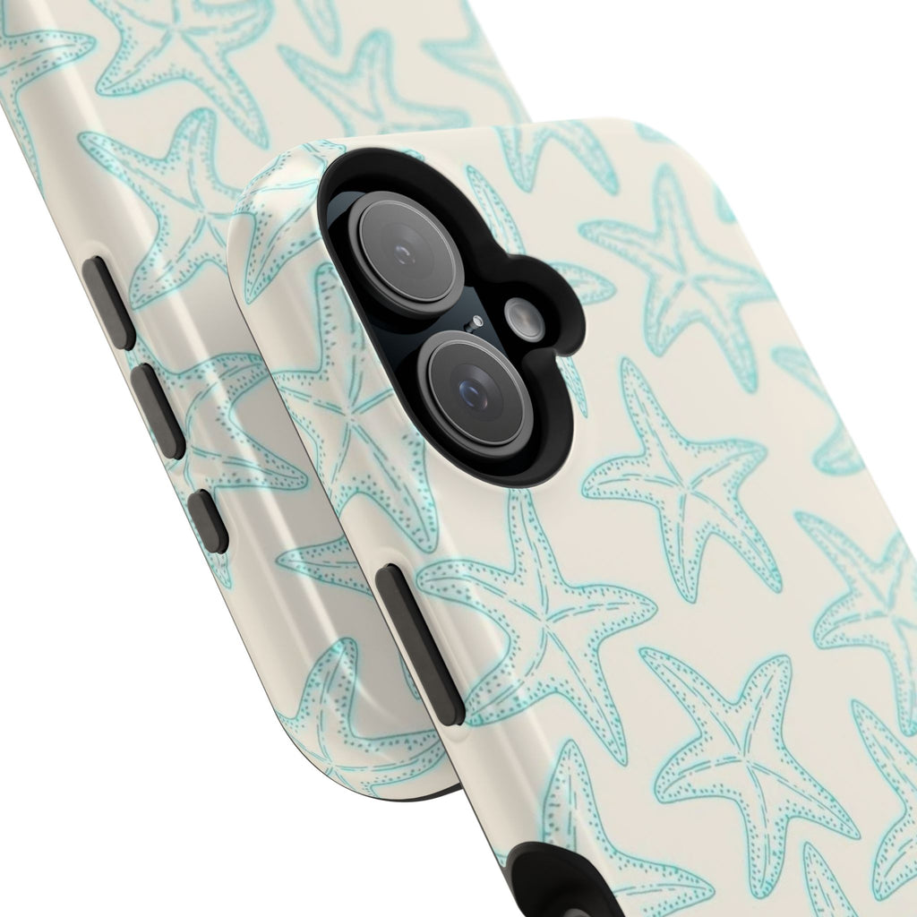 MagSafe teal starfish case