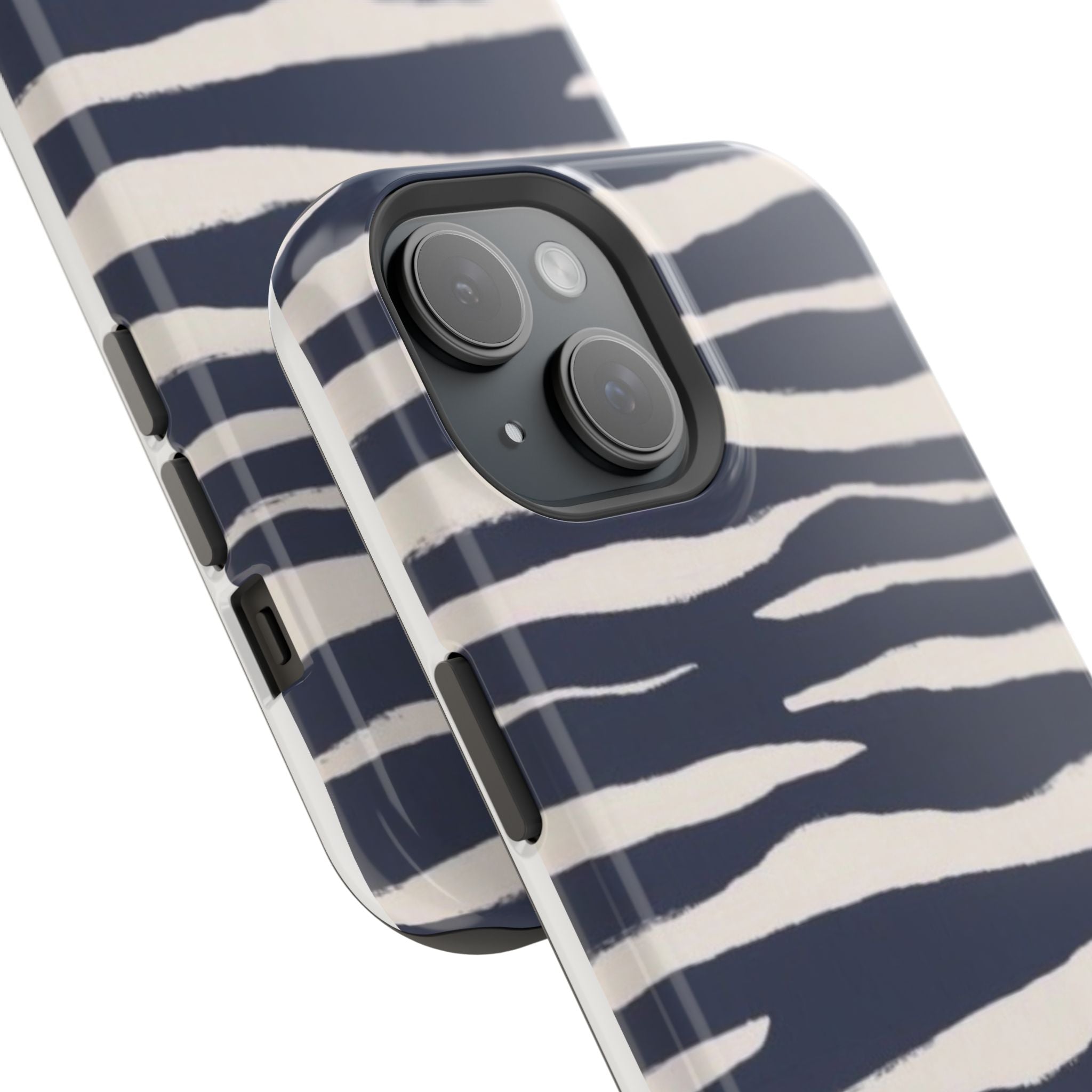 MagSafe Blue zebra print case