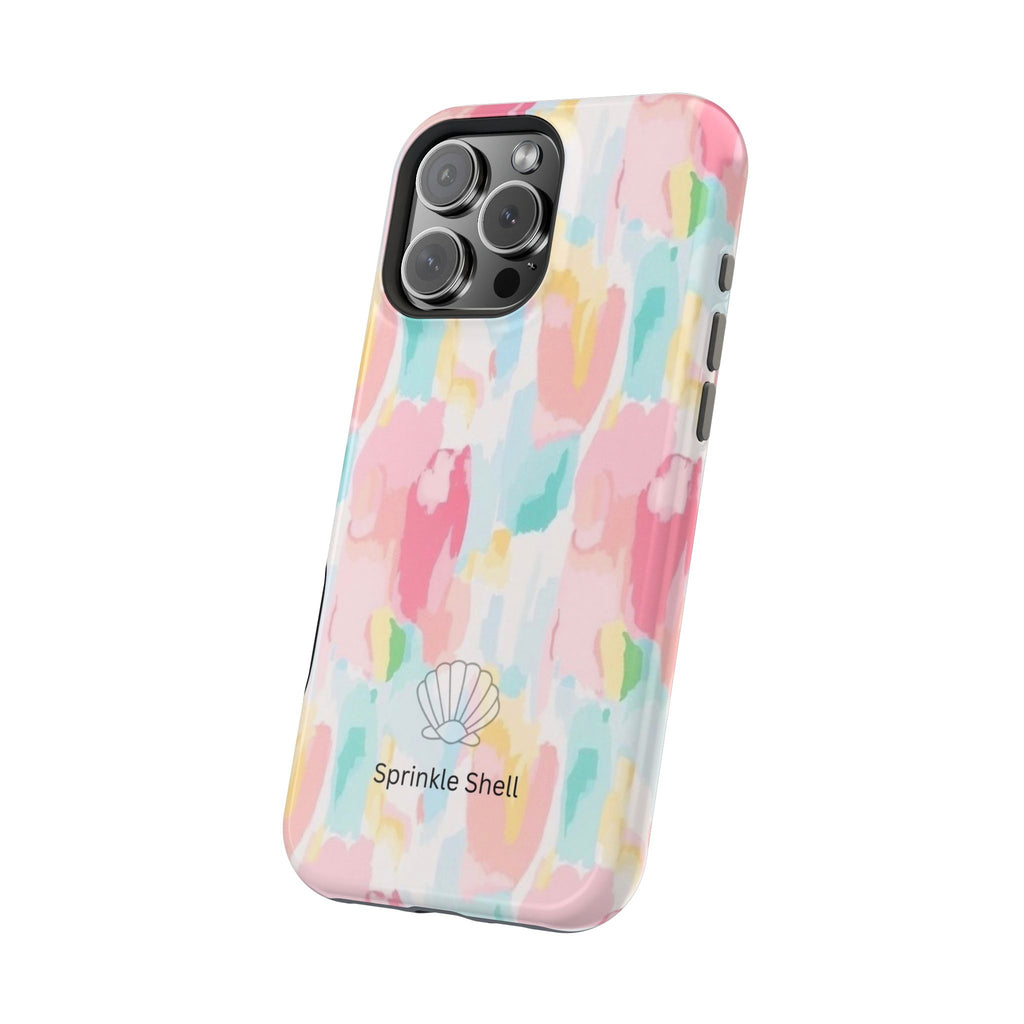 MagSafe cute colorful paint case