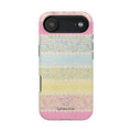 MagSafe pastel floral striped case