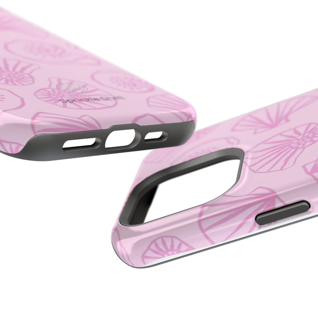 MagSafe pink shells case